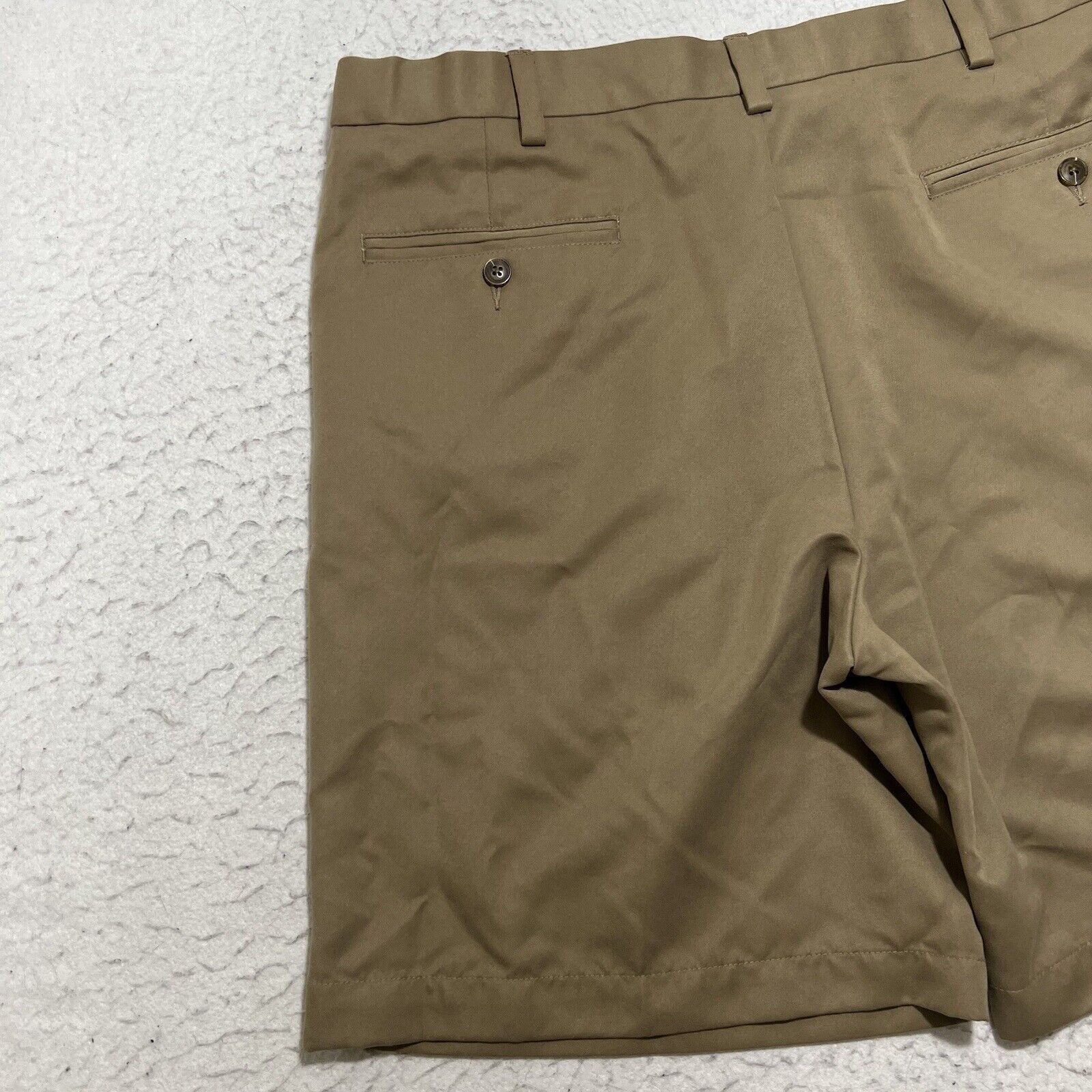 Roundtree & Yorke Roundtree & Yorke Performance Brown 9" Inseam Chino Shorts Size US 38 / EU 54 - 8 Thumbnail