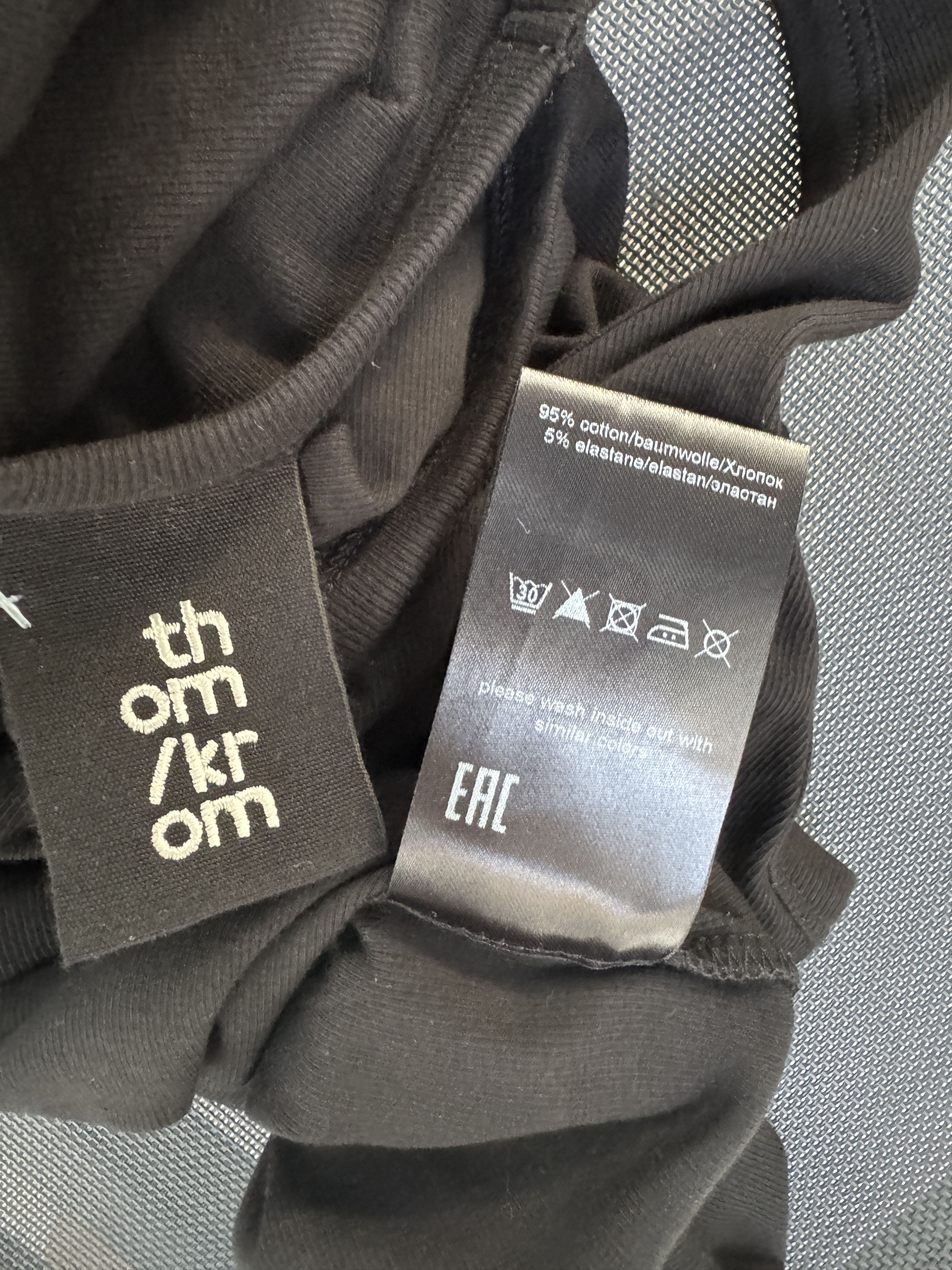 Thom Krom Thom Krom Black Tank Top S Size US S / EU 44-46 / 1 - 13 Thumbnail