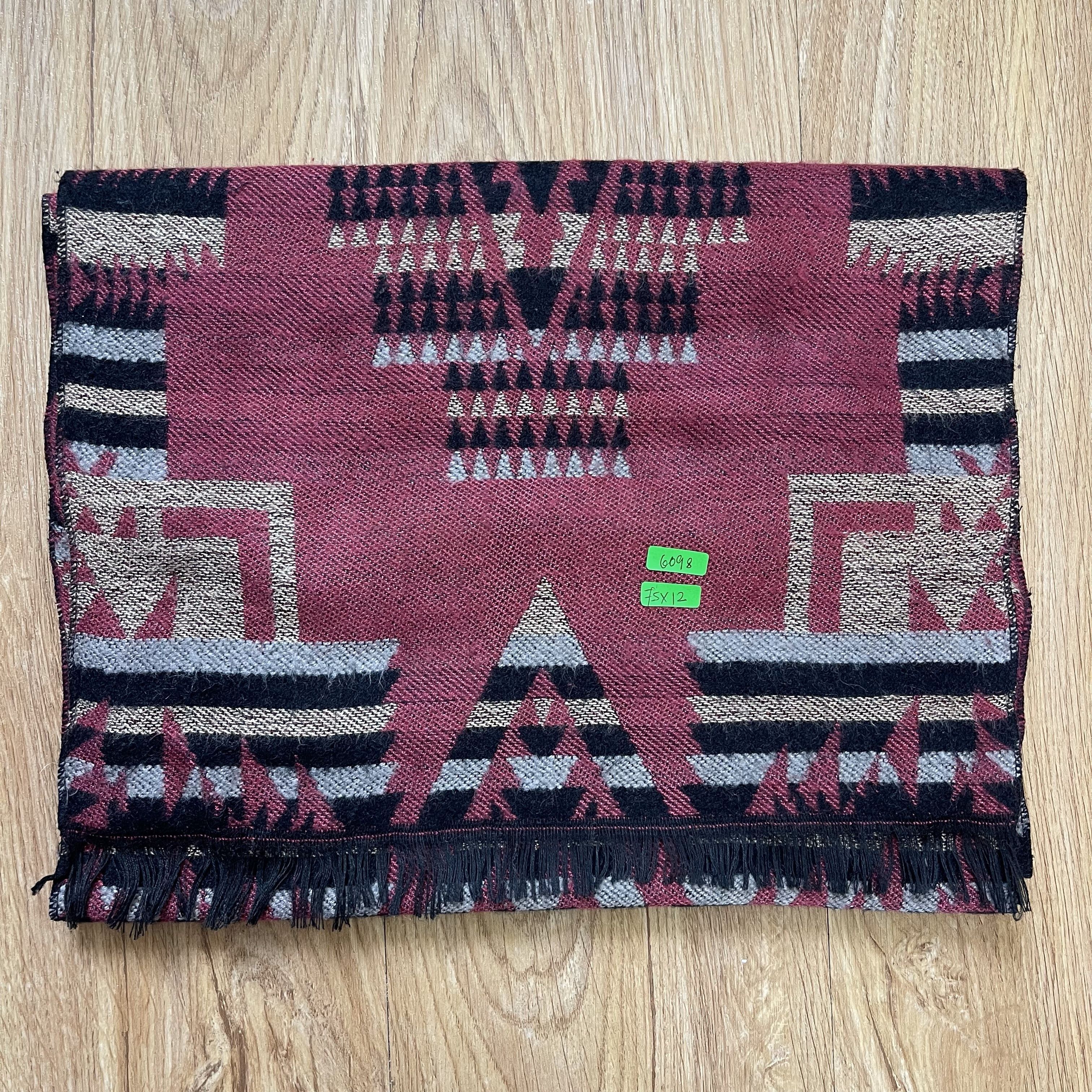 Vintage Vintage Navajo Design Scarf / Muffler - 6098 Size ONE SIZE - 11 Thumbnail