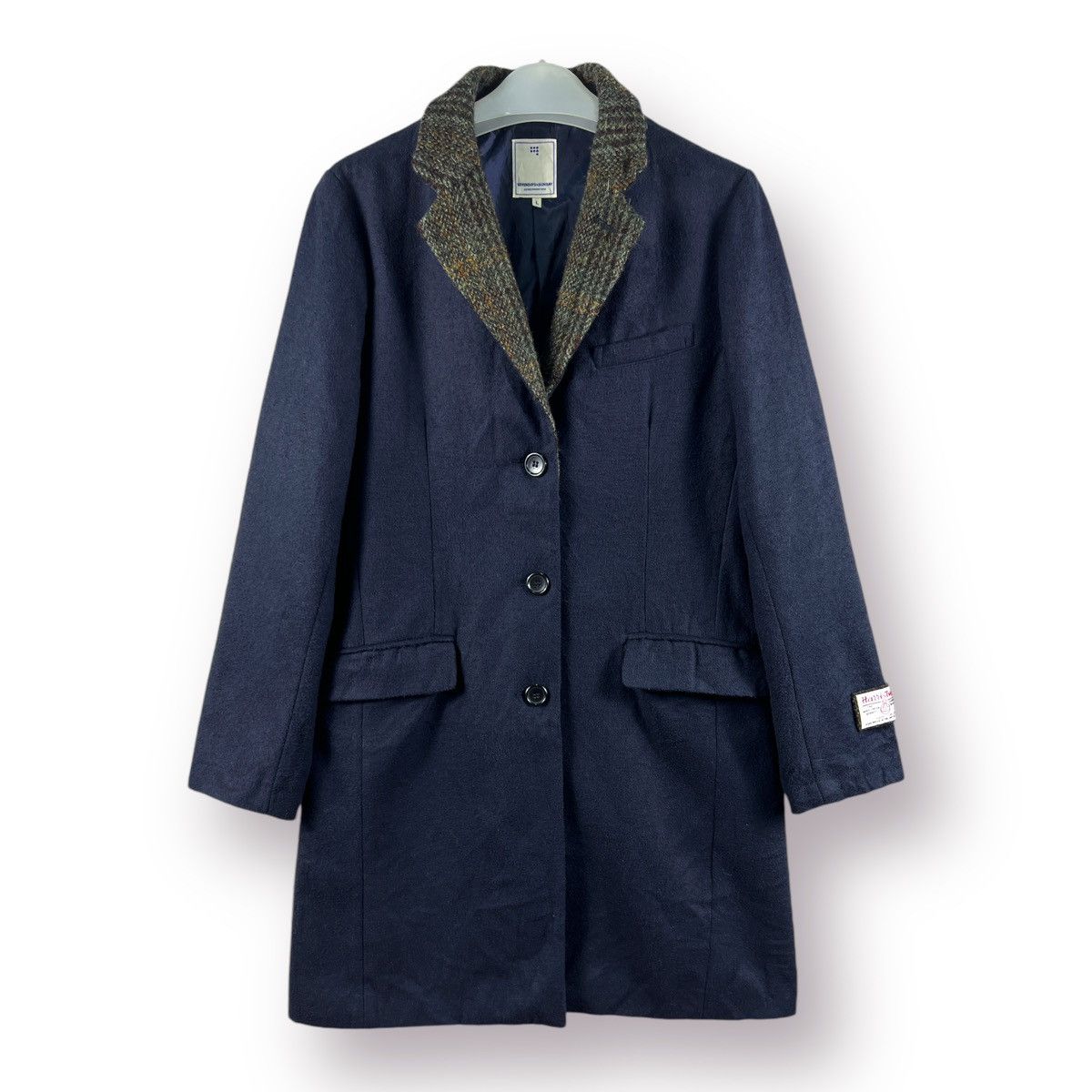 Harris Tweed 🔥 HARRIS TWEED SEVENDAYS SUNDAY LONG COAT Size M / US 6-8 / IT 42-44 - 1 Thumbnail