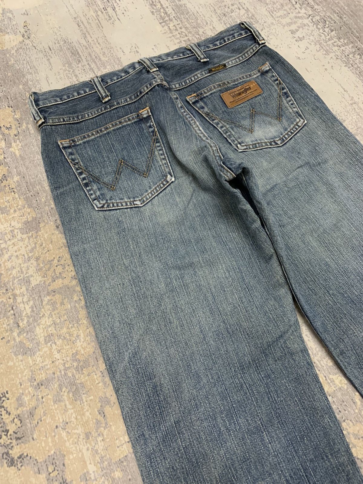 Wrangler Vintage Wrangler Distressed Denim Baggy Jeans 31x30 Size US 31 - 10 Thumbnail