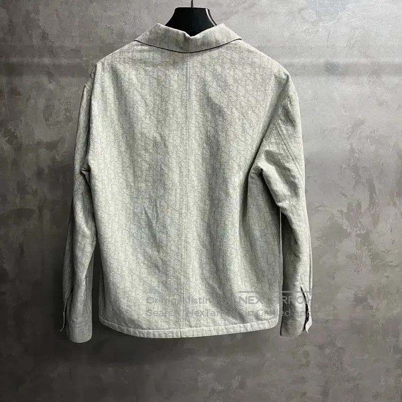 Dior Dior Gray Cotton Long Sleeve Shirt for Men . Size US XL / EU 56 / 4 - 2 Thumbnail