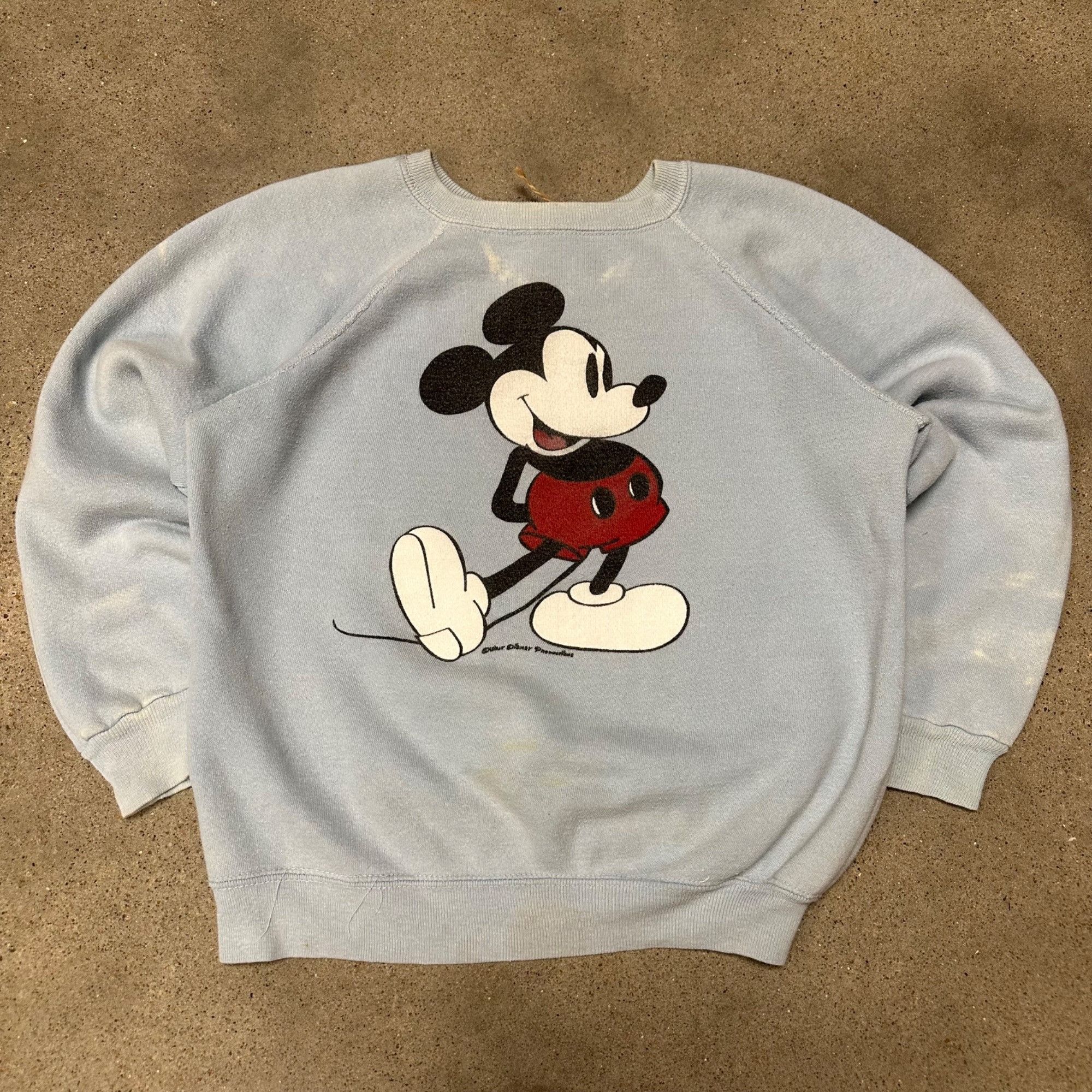 Vintage 50s/60s Mickey Mouse Disney Cotton Gusset Sweatshirt
