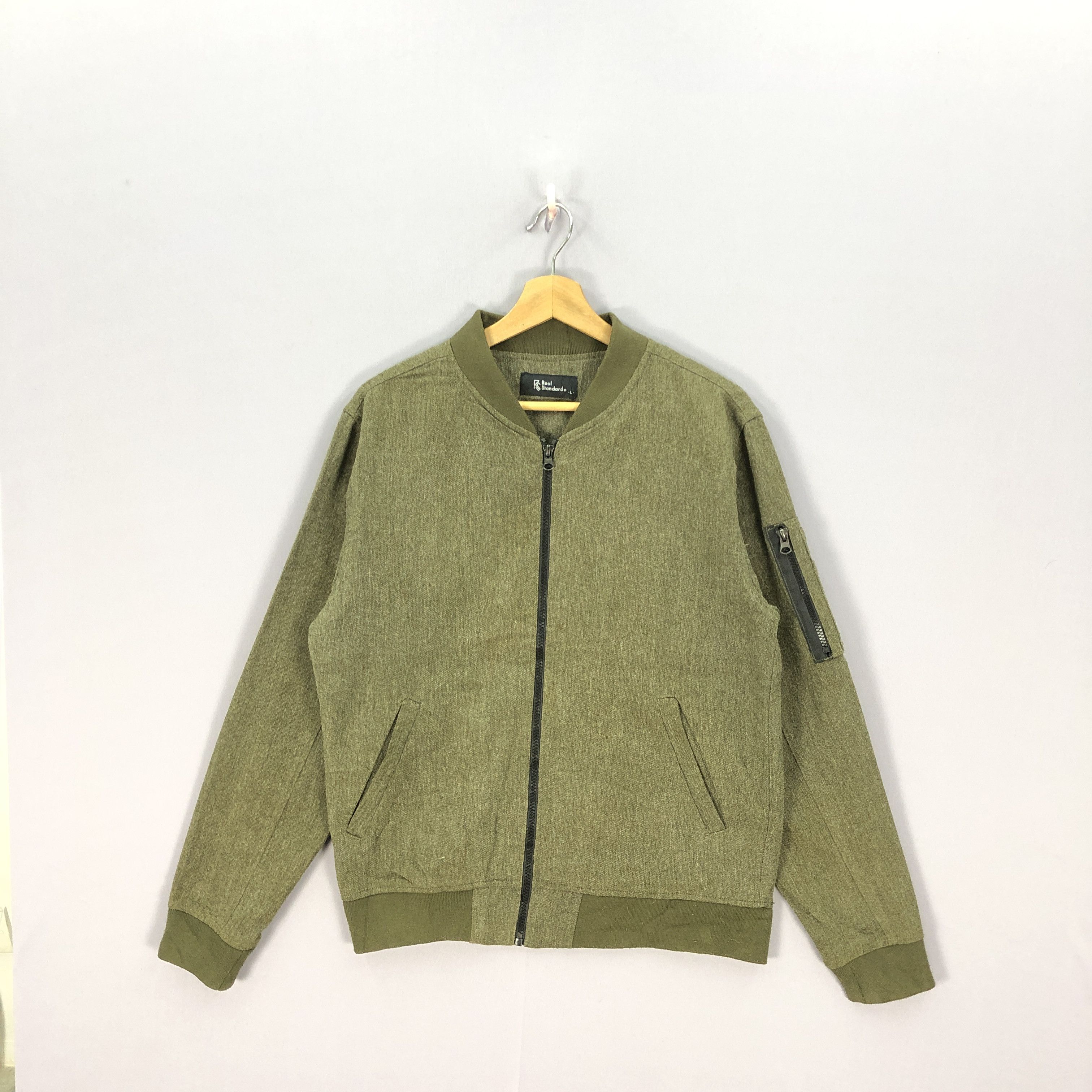 Japanese Brand × Vintage Vintage Real Standard Japanese Brand Bomber Jacket Size S / US 4 / IT 40 - 1 Thumbnail