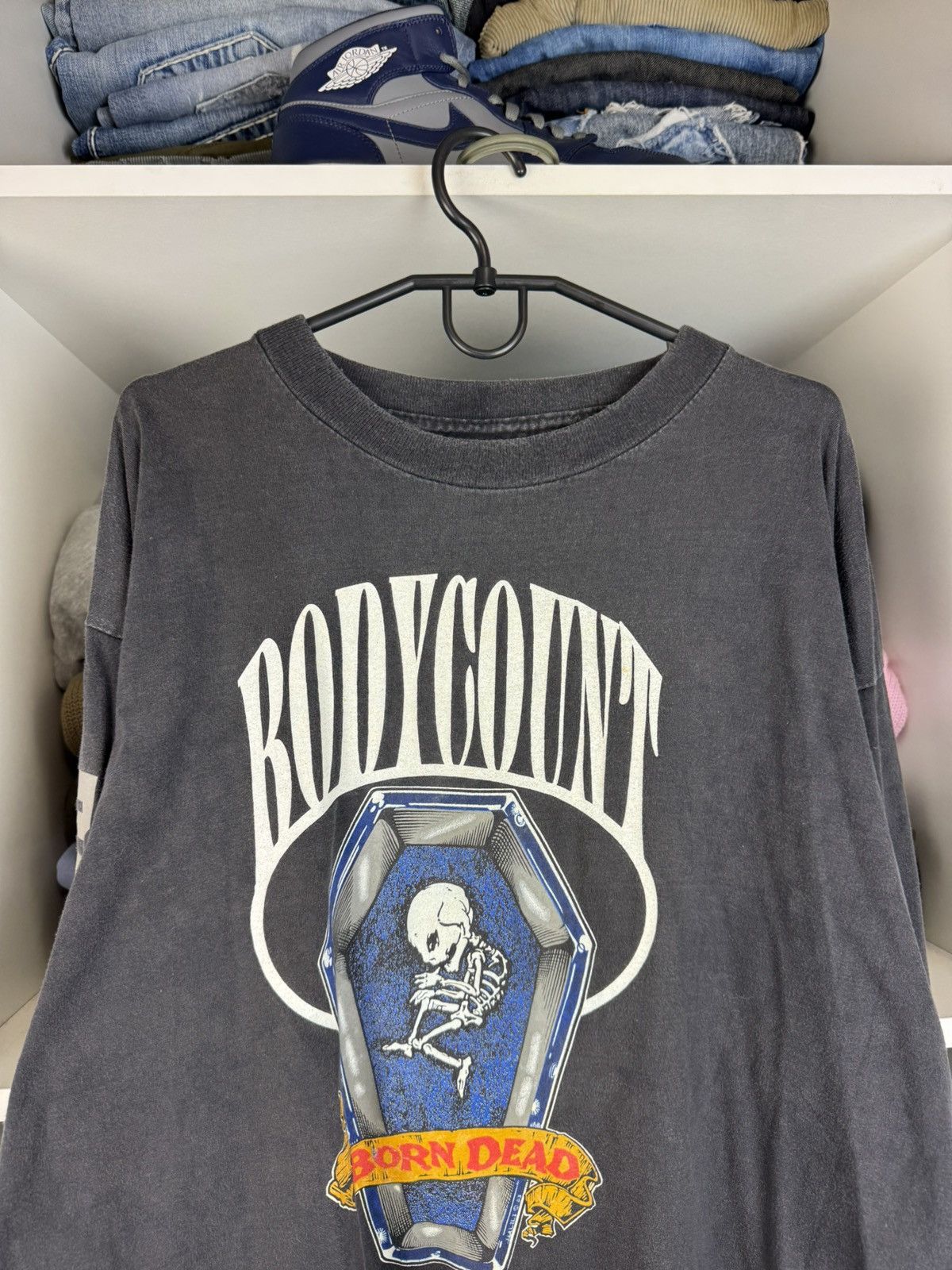 Band Tees Vntg Body Count Born Dead Tour 1993 1994 Longsleeve T-Shirt Size US XL / EU 56 / 4 - 2 Thumbnail