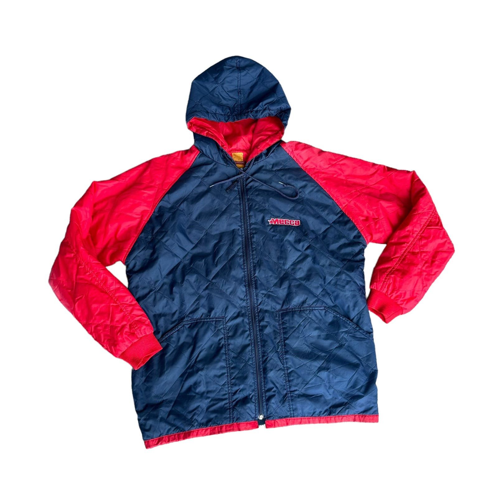 Mecca Vintage 90s MECCA Colorblock Jacket Windbreaker Mens Large | Grailed