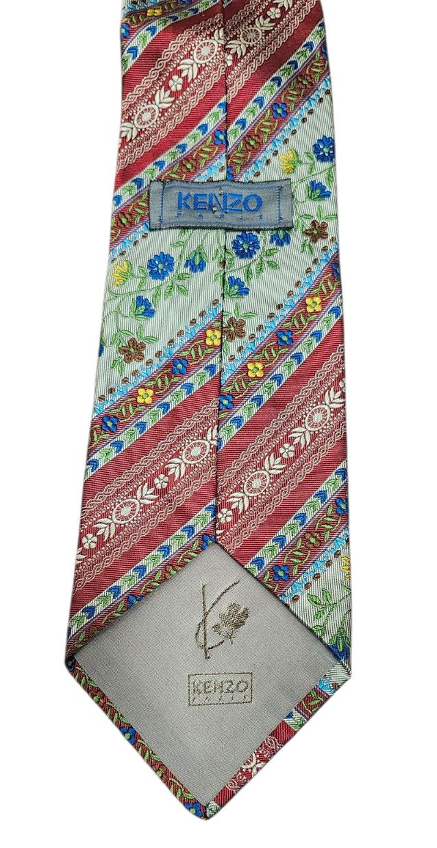 Kenzo Kenzo Men Accessories Floral Tie Made In Italy Size ONE SIZE - 7 Thumbnail