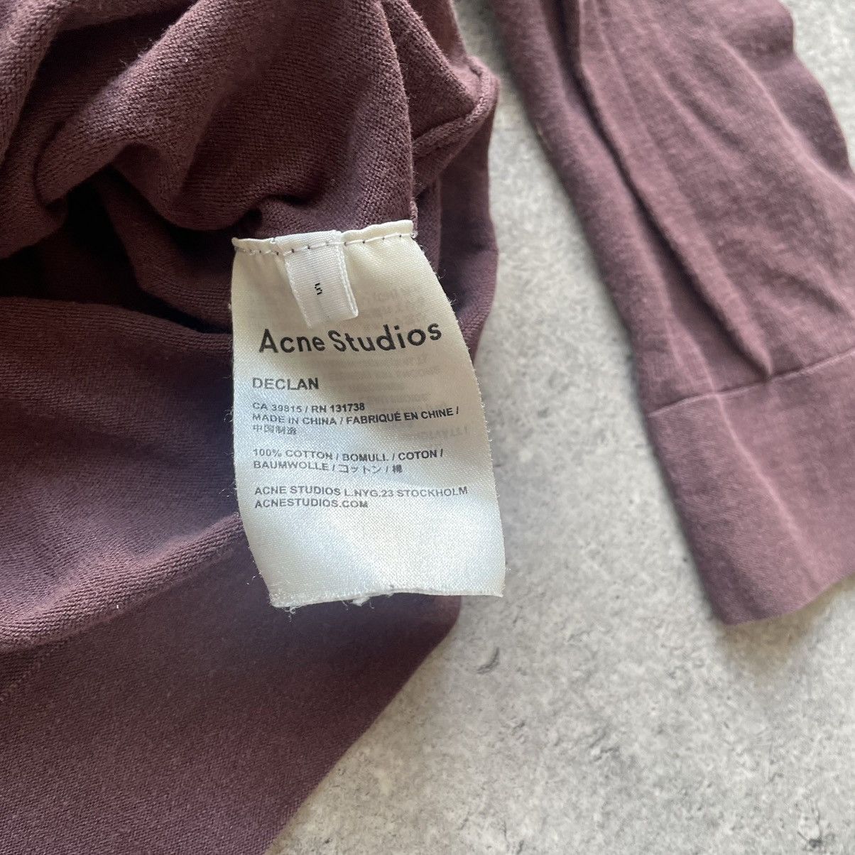Acne Studios × Designer Acne Studios Declan Light Sweatr Size US S / EU 44-46 / 1 - 3 Thumbnail