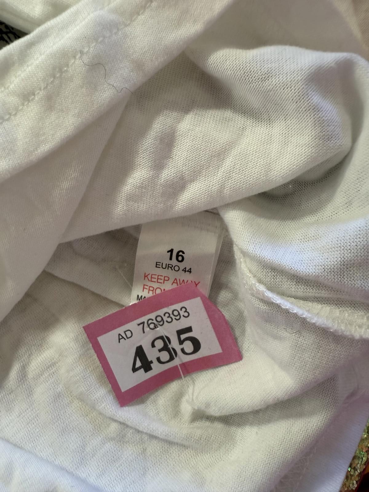 Designer Dorothy Perkins White V-Neck Top - Size 16 Size XL / US 12-14 / IT 48-50 - 4 Thumbnail