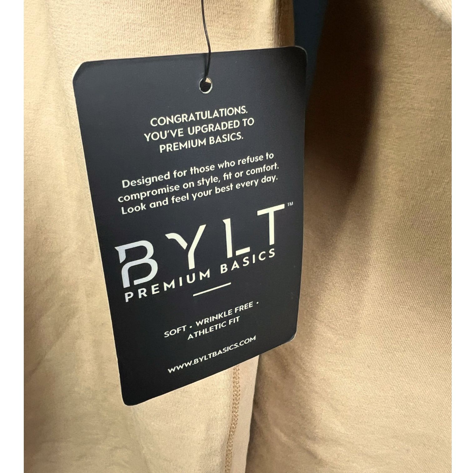 Gildan NWT Men's Bylt L/S Drop Cut Henley Lux Size S - $45 Retail Size US S / EU 44-46 / 1 - 3 Thumbnail