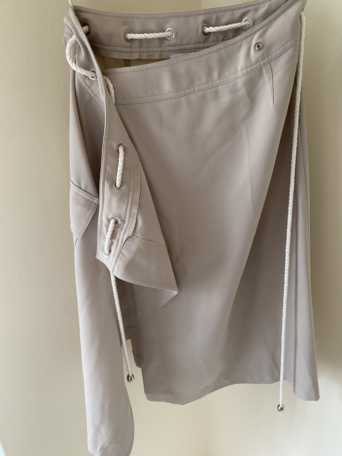 Mugler × Thierry Mugler × Vintage Thierry Mugler Desing 90’/00’ Vintage MIDI Skirt Size 27" / US 4 / IT 40 - 12 Thumbnail