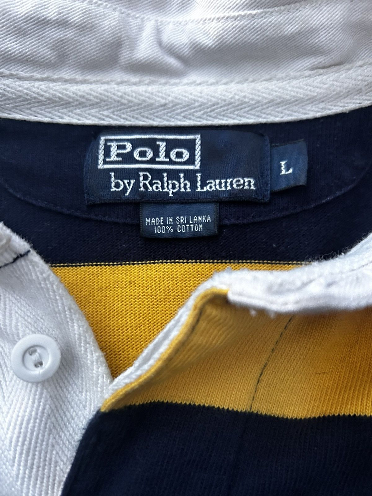 Polo Ralph Lauren × Vintage rugby style ralph lauren shirt Size US L / EU 52-54 / 3 - 3 Thumbnail