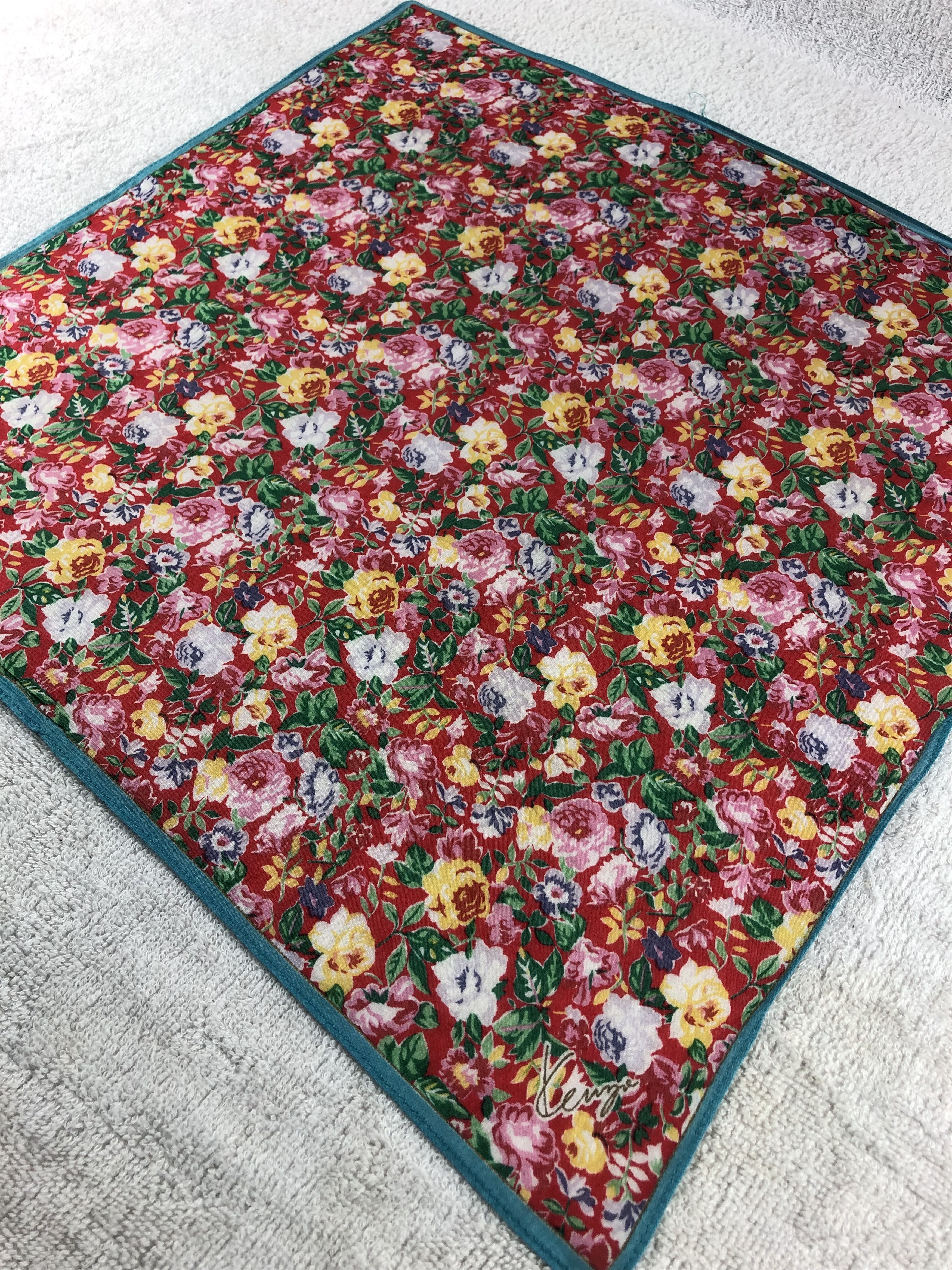 Kenzo × Vintage Kenzo Floral Handkerchief / Bandana / Neckerchief Size ONE SIZE - 4 Thumbnail