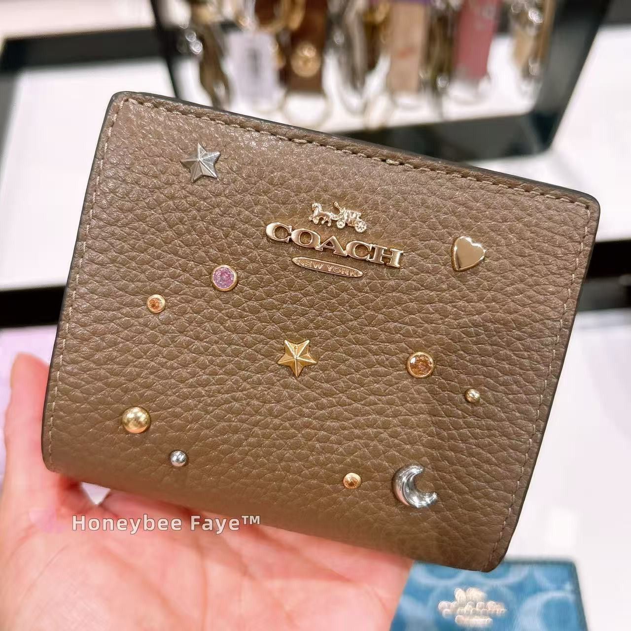 Coach Snap Wallet With Rivets CDM38 Size ONE SIZE - 2 Thumbnail