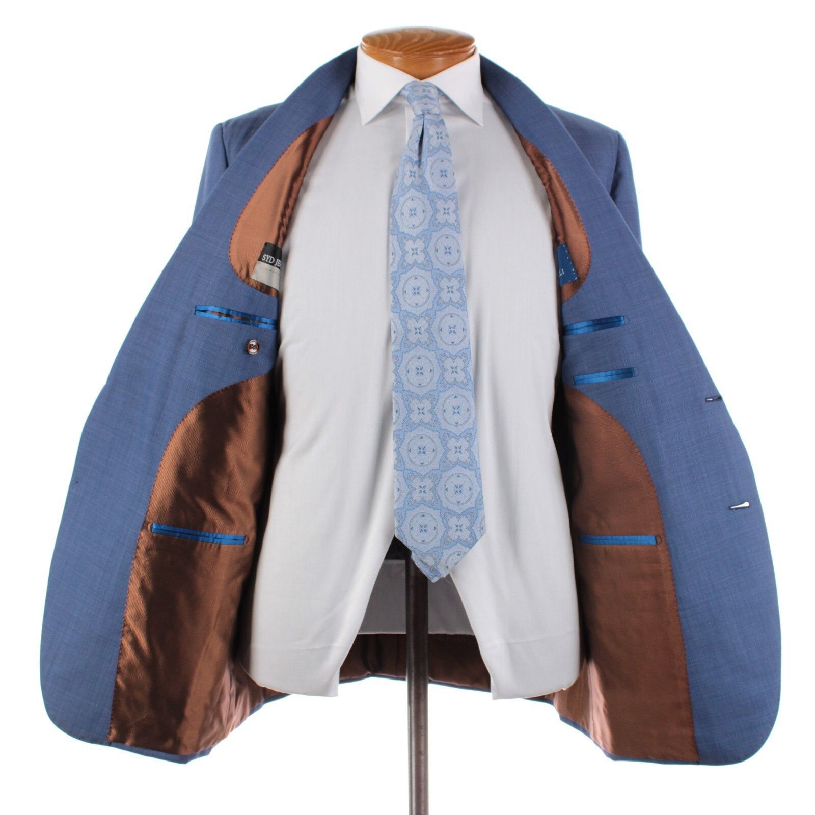 Other Santarelli Suit Size US 44 Long in Blue Size 44R - 8 Thumbnail