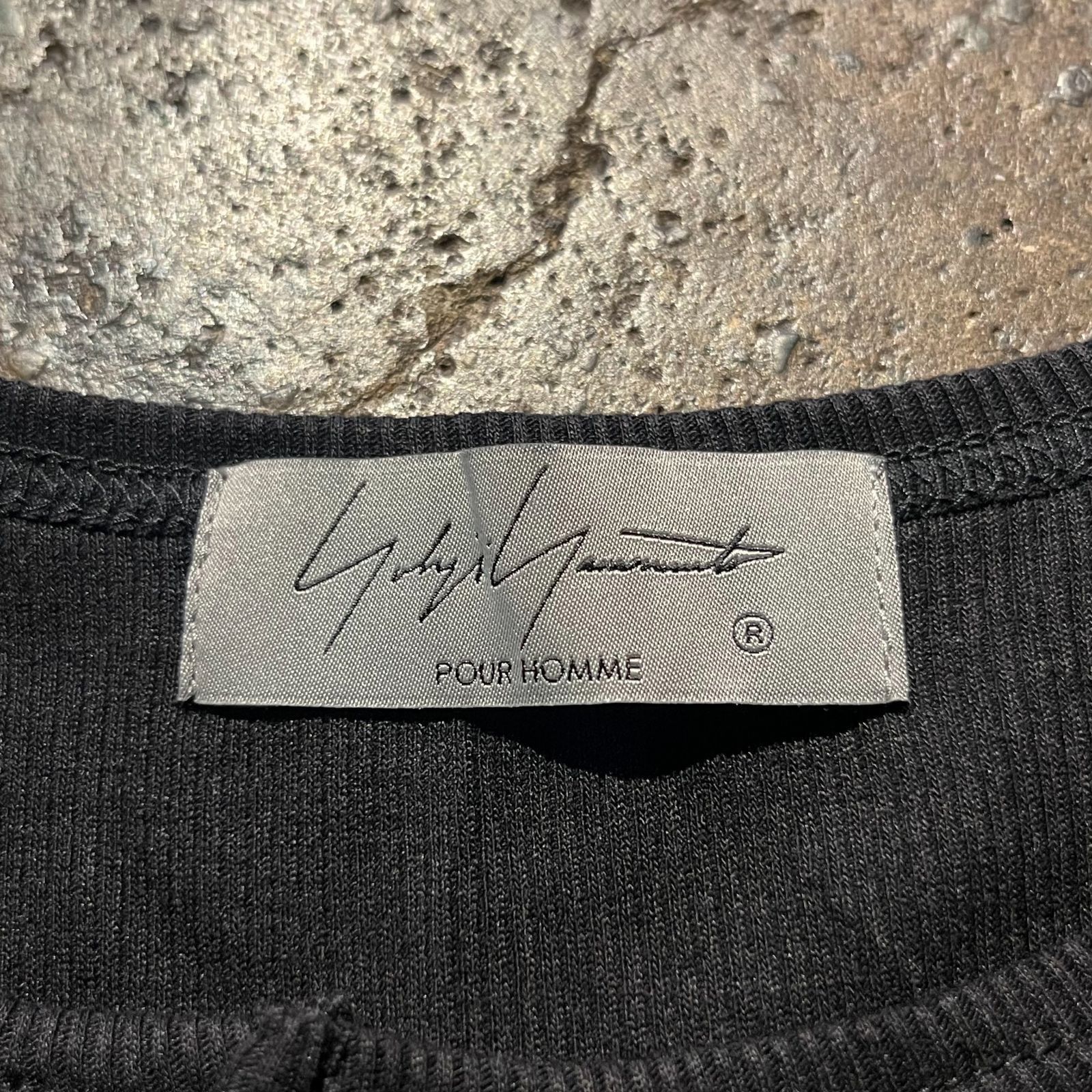Yohji Yamamoto Pour Homme Henley Shoulder Eyelet Tee Size US L / EU 52-54 / 3 - 4 Thumbnail