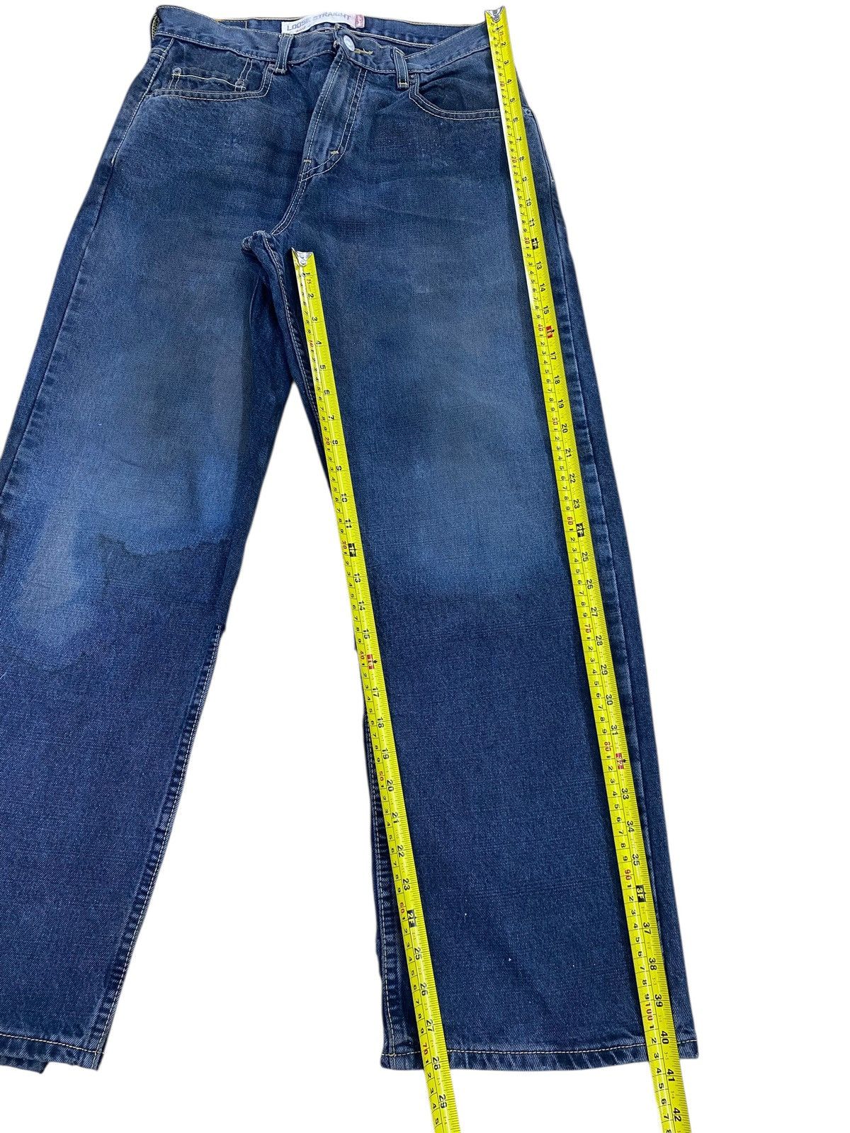 Levi's Levi’s_ Blue Wash Ripped at the back Straigjt Leh Jeans Size US 30 / EU 46 - 8 Thumbnail