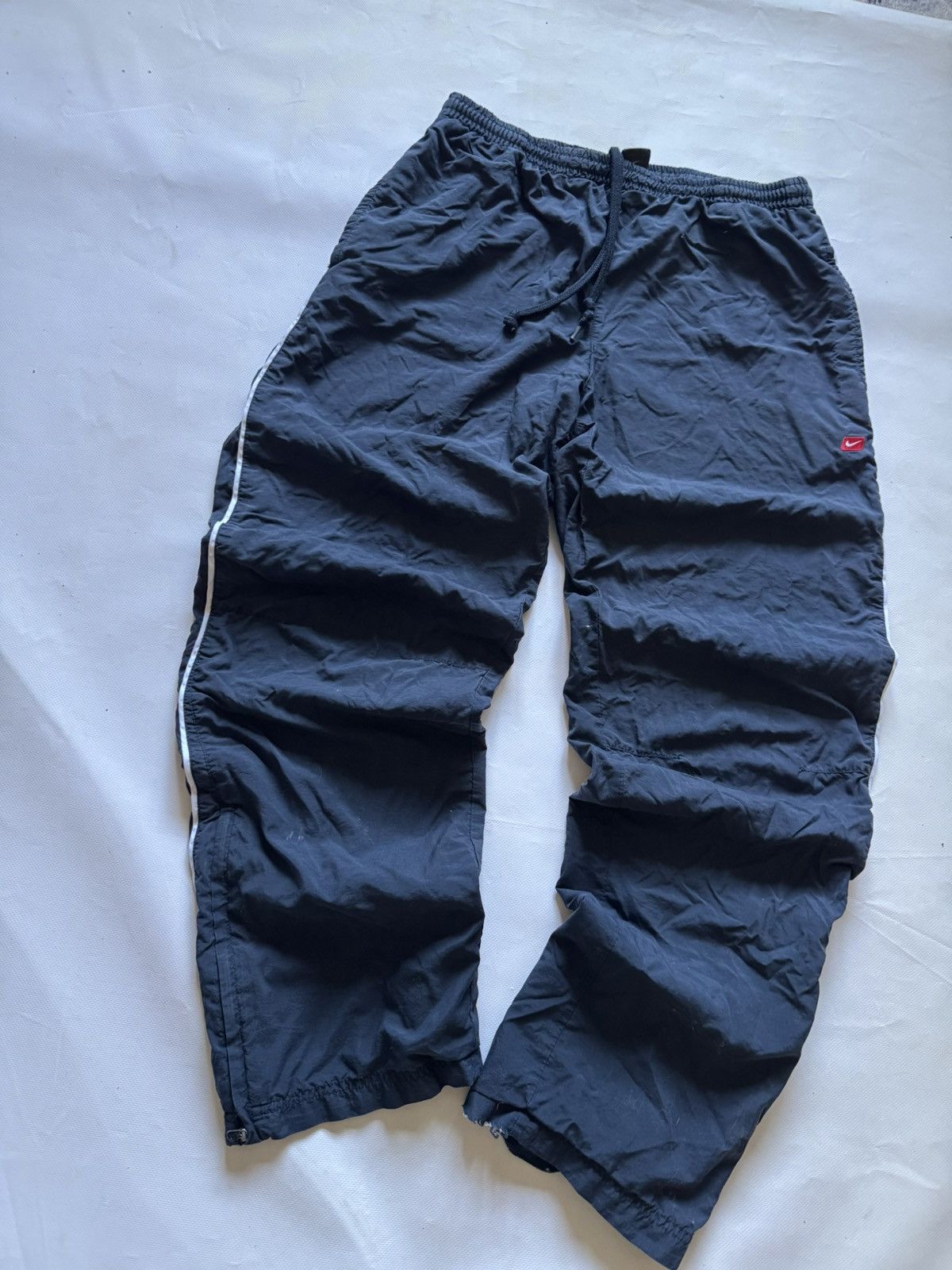 Nike Vintage Y2K Nike Mini Swoosh Nylon Track Pants 00ss Size US 32 / EU 48 - 3 Thumbnail