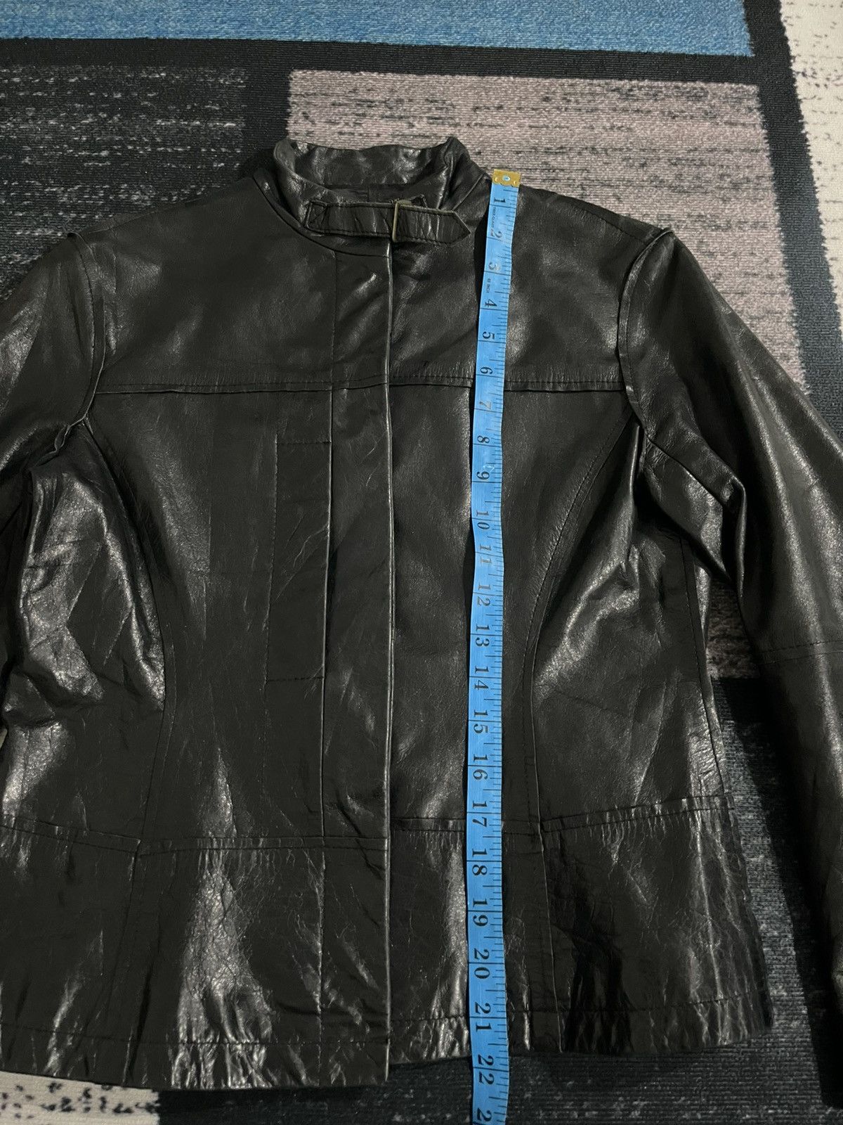 Yohji Yamamoto Vintage WXYZ Workshop Leather Jacket Size XS / US 0-2 / IT 36-38 - 16 Thumbnail