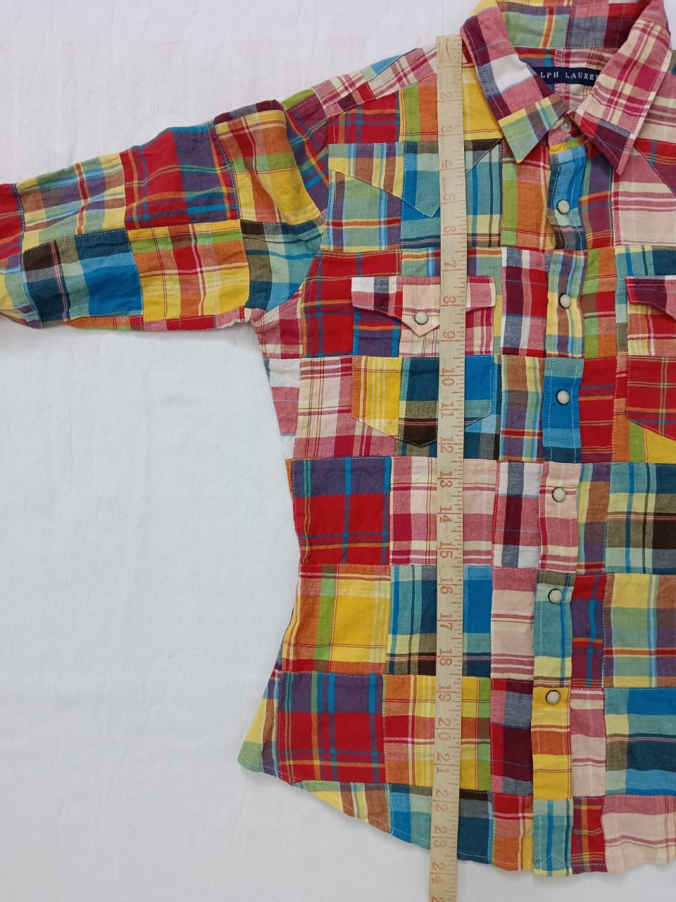 Ralph Lauren Ralph Lauren Patchwork Longsleeve Shirt Size ONE SIZE - 13 Thumbnail