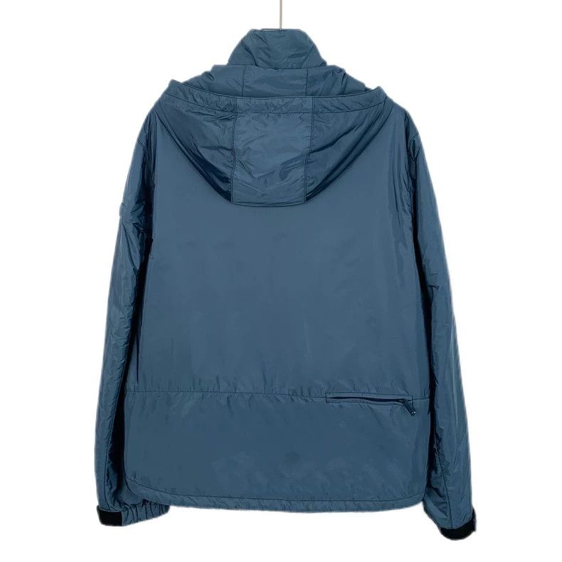 Prada Prada Blue triangle logo hooded zipper jacket 2501-Nextarro Size US S / EU 44-46 / 1 - 2 Thumbnail
