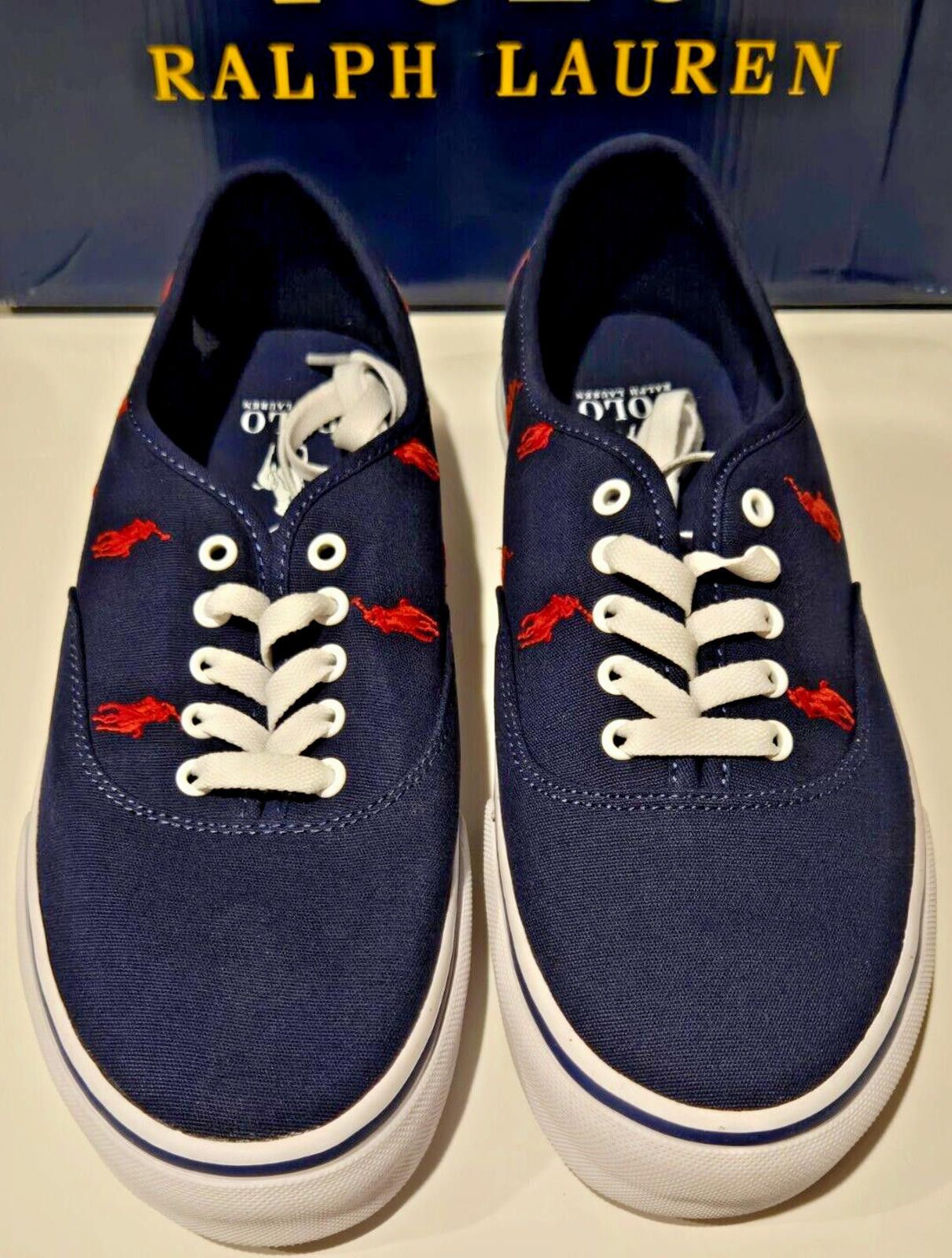 Polo Ralph Lauren POLO RALPH LAUREN Keaton Newport Sneaker Pony 8.5 D NEW Box Size US 8.5 / EU 41-42 - 2 Thumbnail