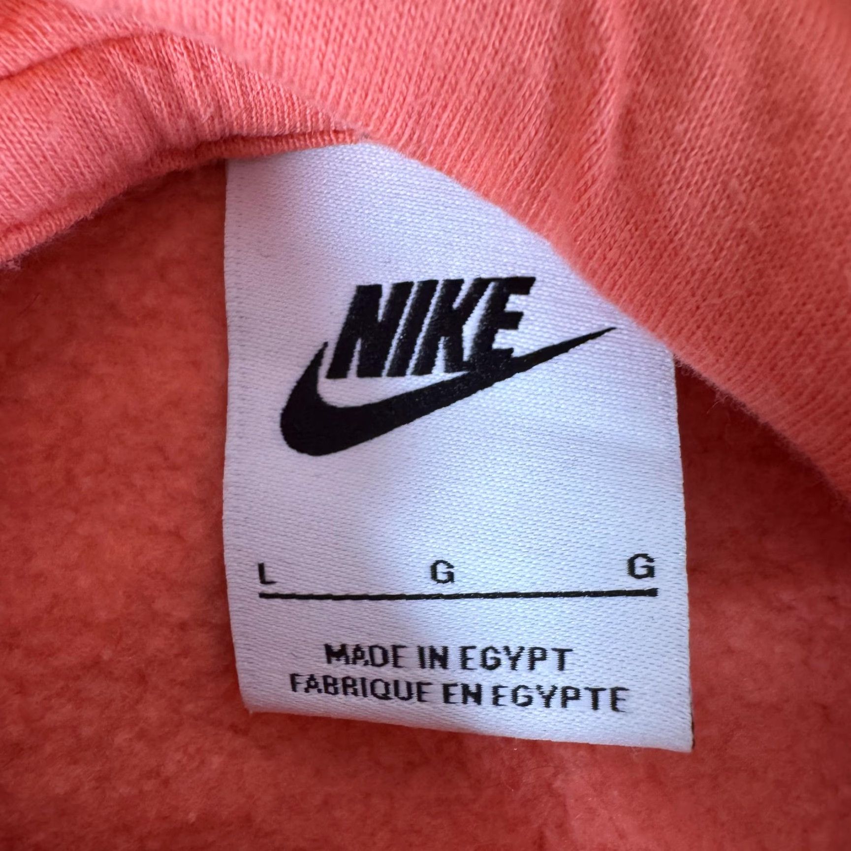 Nike Nike Hoodie Mens Large DM7380-814 Allover Swoosh Embossed Fleece Kangaroo Pocket Orange Streetwear Size US L / EU 52-54 / 3 - 5 Thumbnail