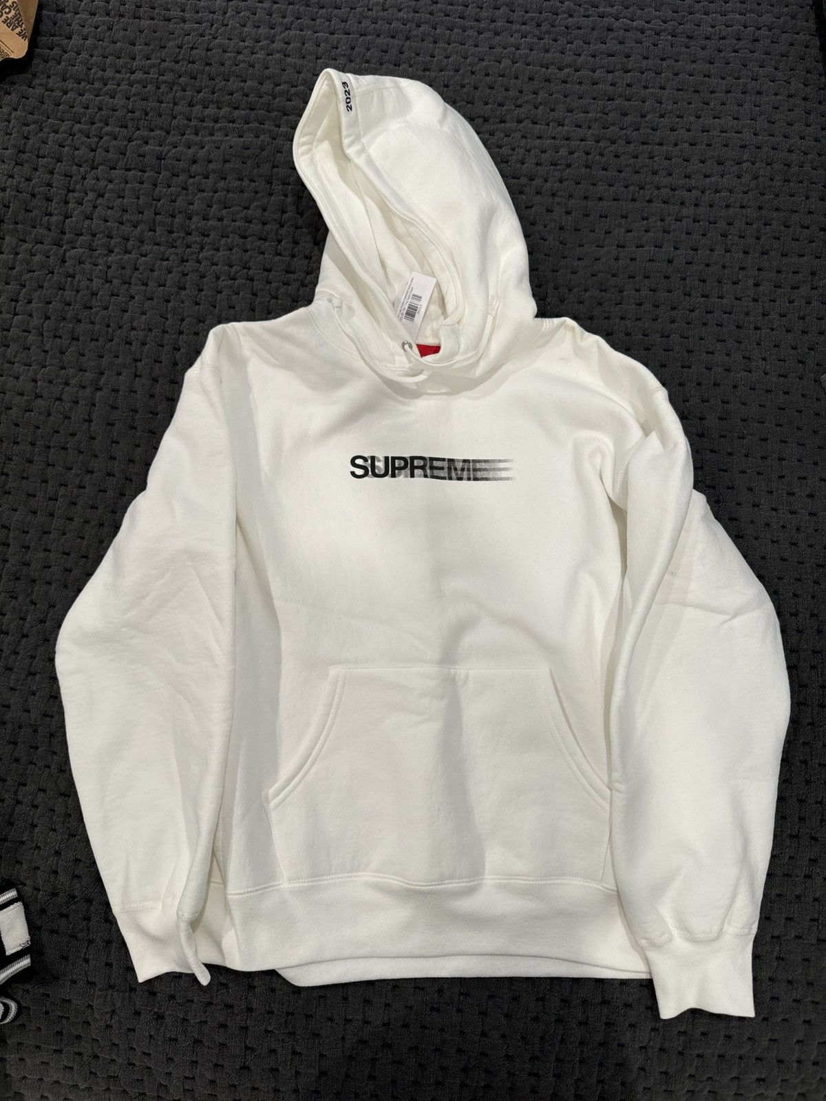 Supreme Supreme Motion Logo Hoodie 2023 White M Size US M / EU 48-50 / 2 - 2 Thumbnail