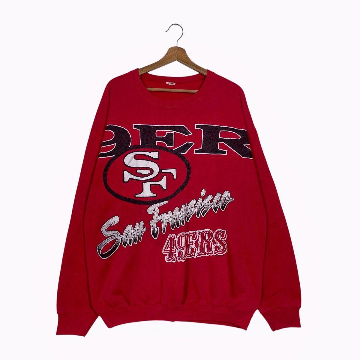 Vintage Vintage 80s San Fransisco 49ers Pullover Sweatshirt Size US L / EU 52-54 / 3 - 1 Thumbnail