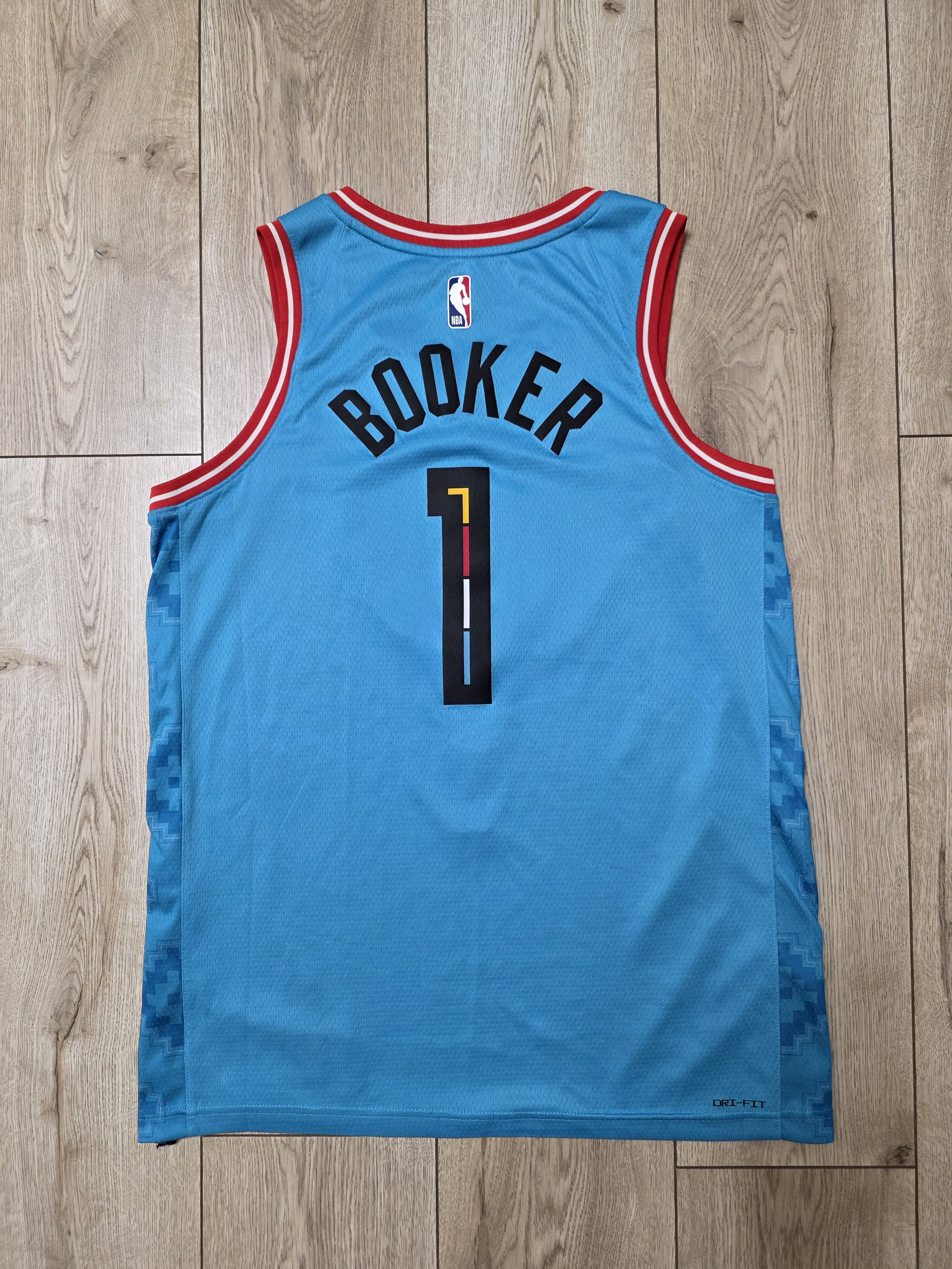 NBA PHOENIX SUNS NIKE JERSEY BOOKER BASKETBALL SHIRT BLUE NBA Size US L / EU 52-54 / 3 - 2 Thumbnail