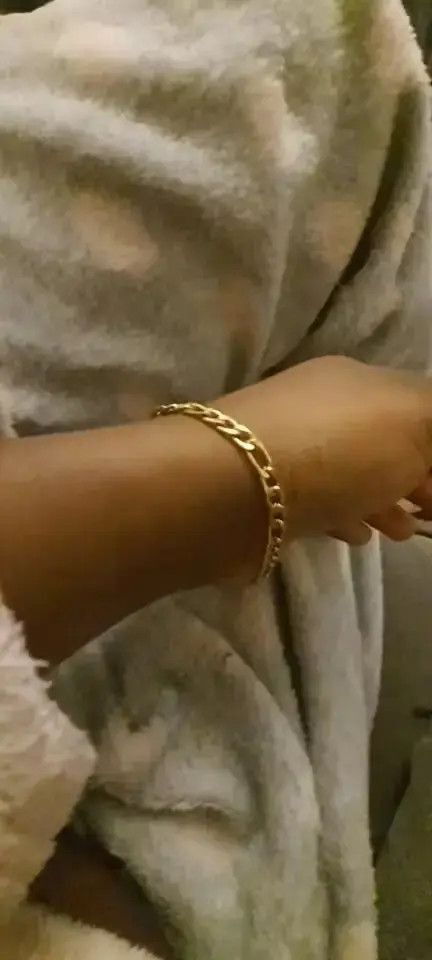 Other Gold Cuban Link Chain Bracelet – Streetwear Jewelry Size ONE SIZE - 4 Thumbnail