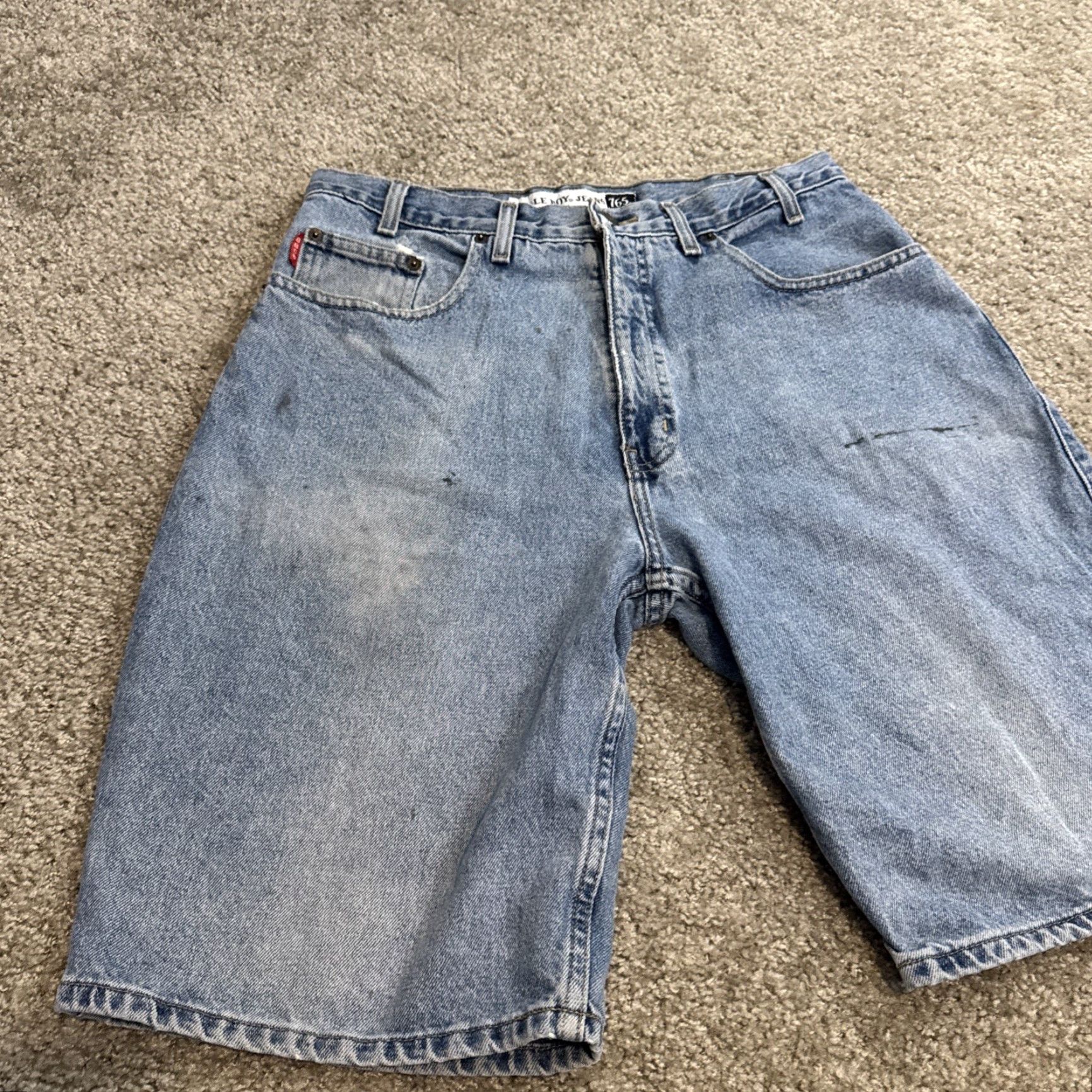 Bugle Boy VINTAGE Bugle Boy Denim Bermuda Shorts 32 Distressed Men 90s Blue Skater Cyper Grunge 765 Size US 32 / EU 48 - 3 Thumbnail