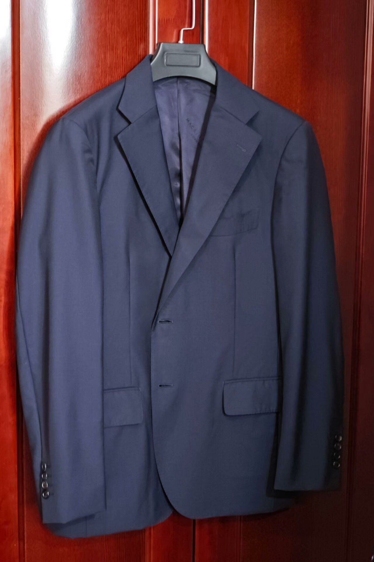 Mackintosh Mackintosh Blue Wool Suit Jacket Size US M / EU 48-50 / 2 - 1 Thumbnail