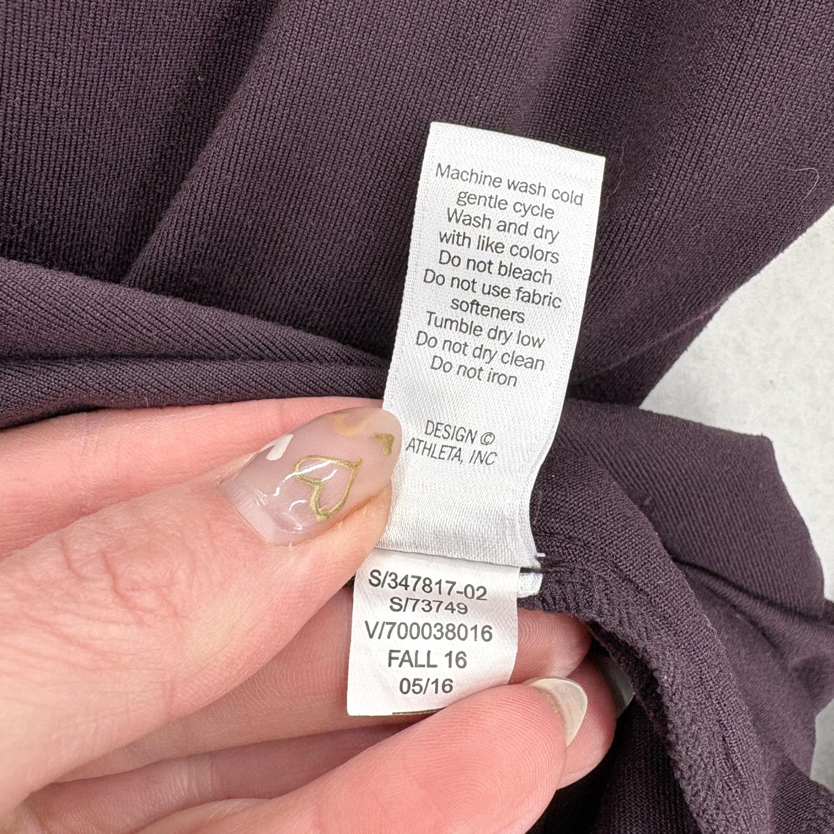 Athleta Athleta Sweatshirt Womens Medium Purple Gym Superluxe Half Zip Pullover Size M / US 6-8 / IT 42-44 - 6 Thumbnail