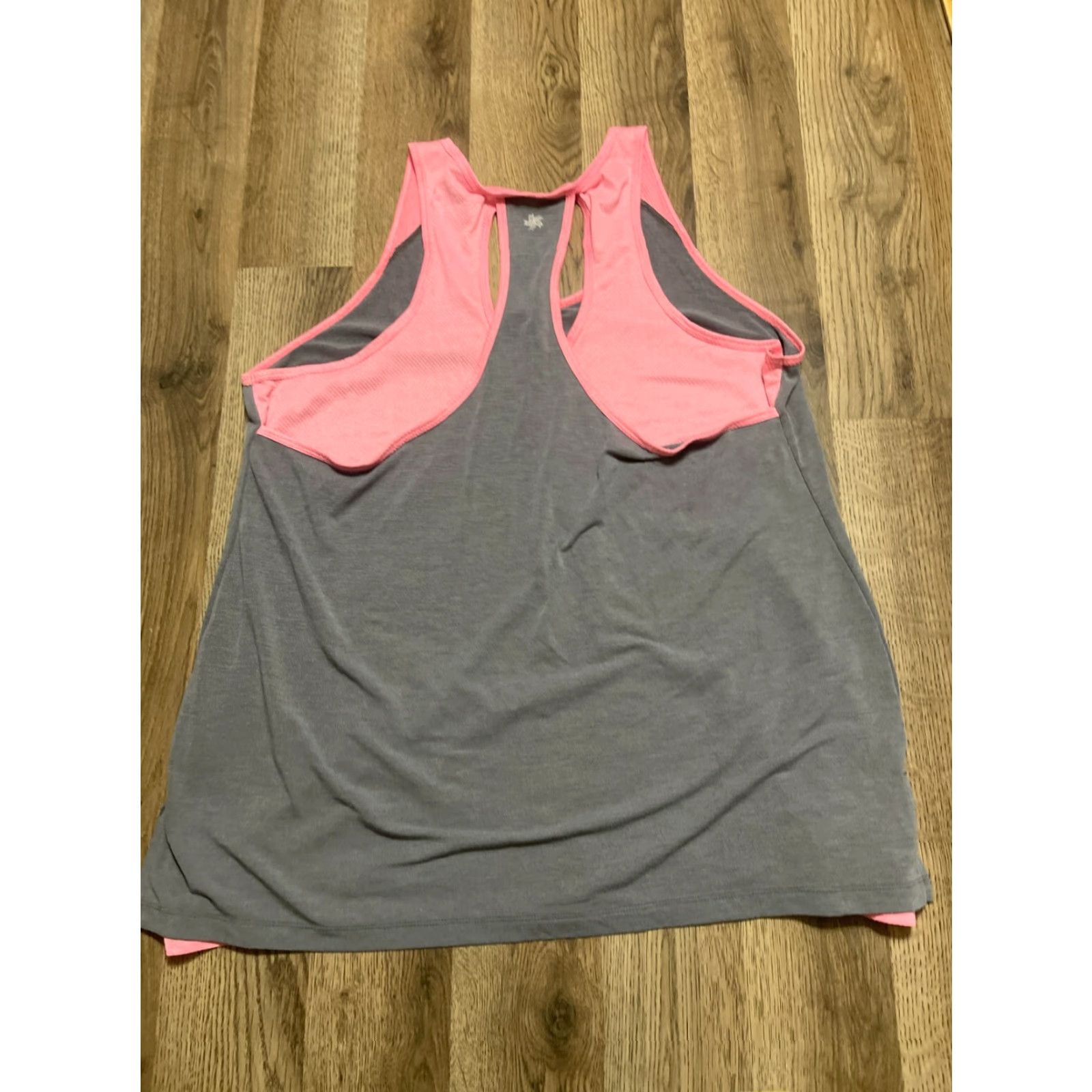 Tek Gear Tek Gear Tank Women's XL Pink Grey Sleeveless Athleticwear Size XL / US 12-14 / IT 48-50 - 2 Thumbnail