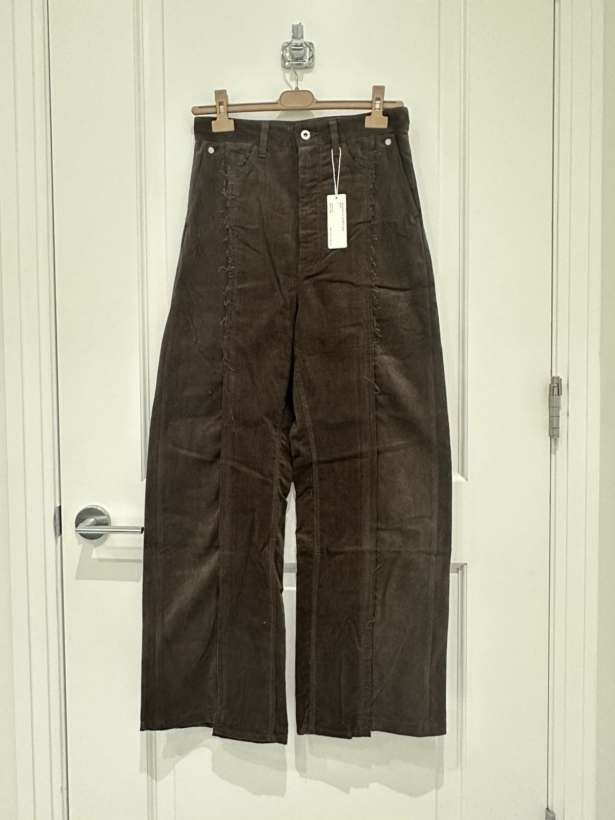 Vuja De Liam Misdirected Corduroy Jeans In Walnut Size US 31 - 4 Thumbnail