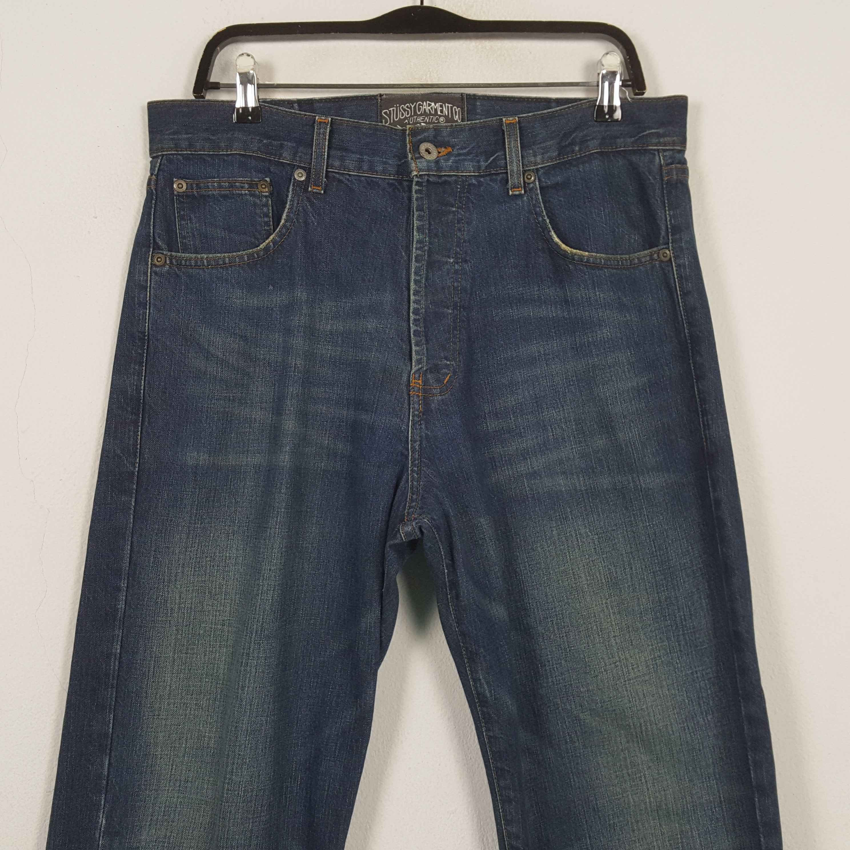 Stussy STUSSY Streetwear Skateboard Custom Art Jeans C297N3 Size US 33 - 5 Thumbnail