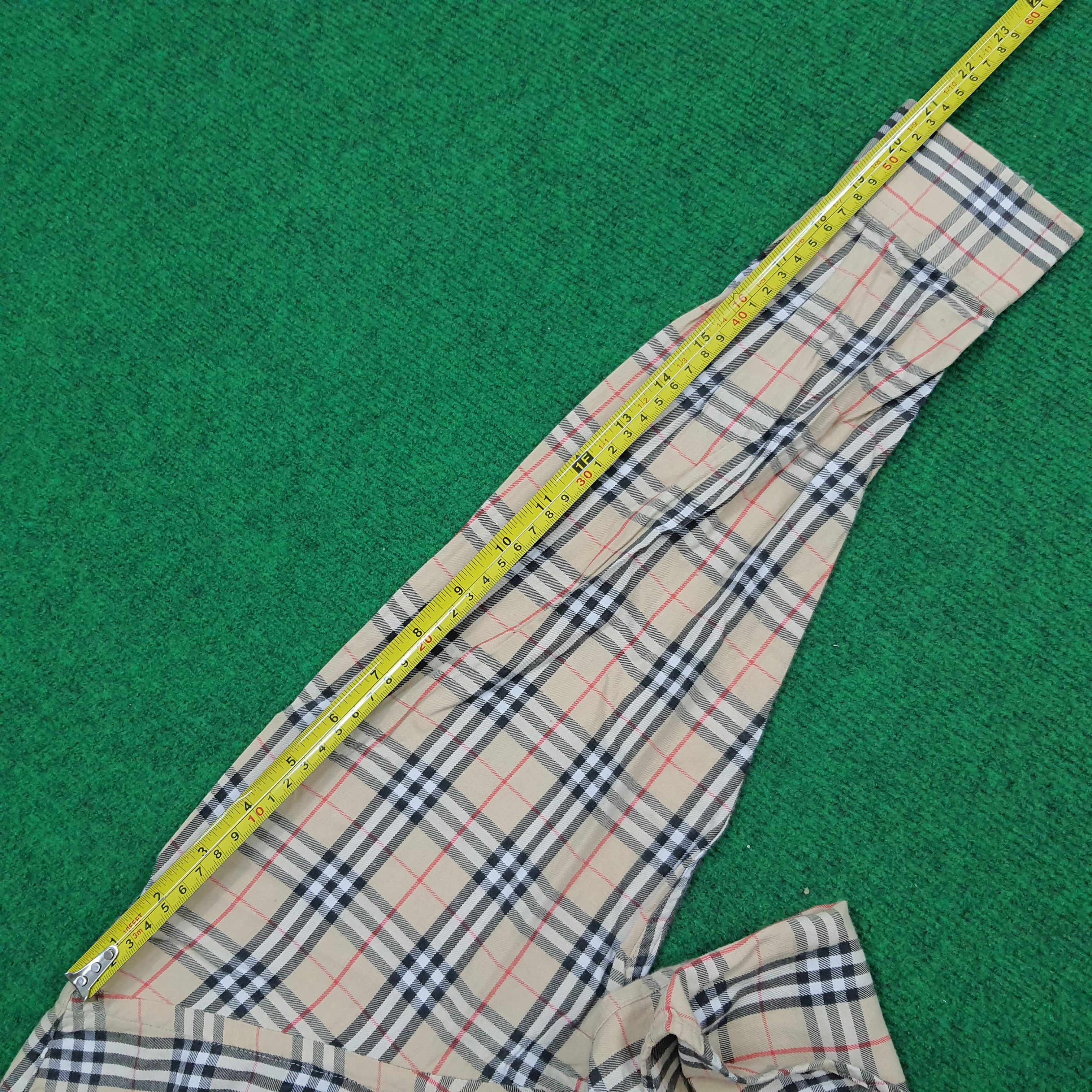 Burberry × Vintage Vintage Burberry Nova Check Button Up Shirt Size US M / EU 48-50 / 2 - 8 Thumbnail