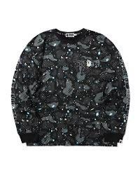 Bape Bape Glow in the Dark Space Camo Sweatshirt Size US XXL / EU 58 / 5 - 1 Thumbnail