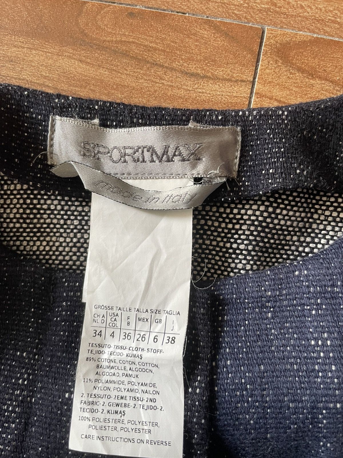 Sportmax Sportmax Flat Button Jacket Size XS / US 0-2 / IT 36-38 - 3 Thumbnail