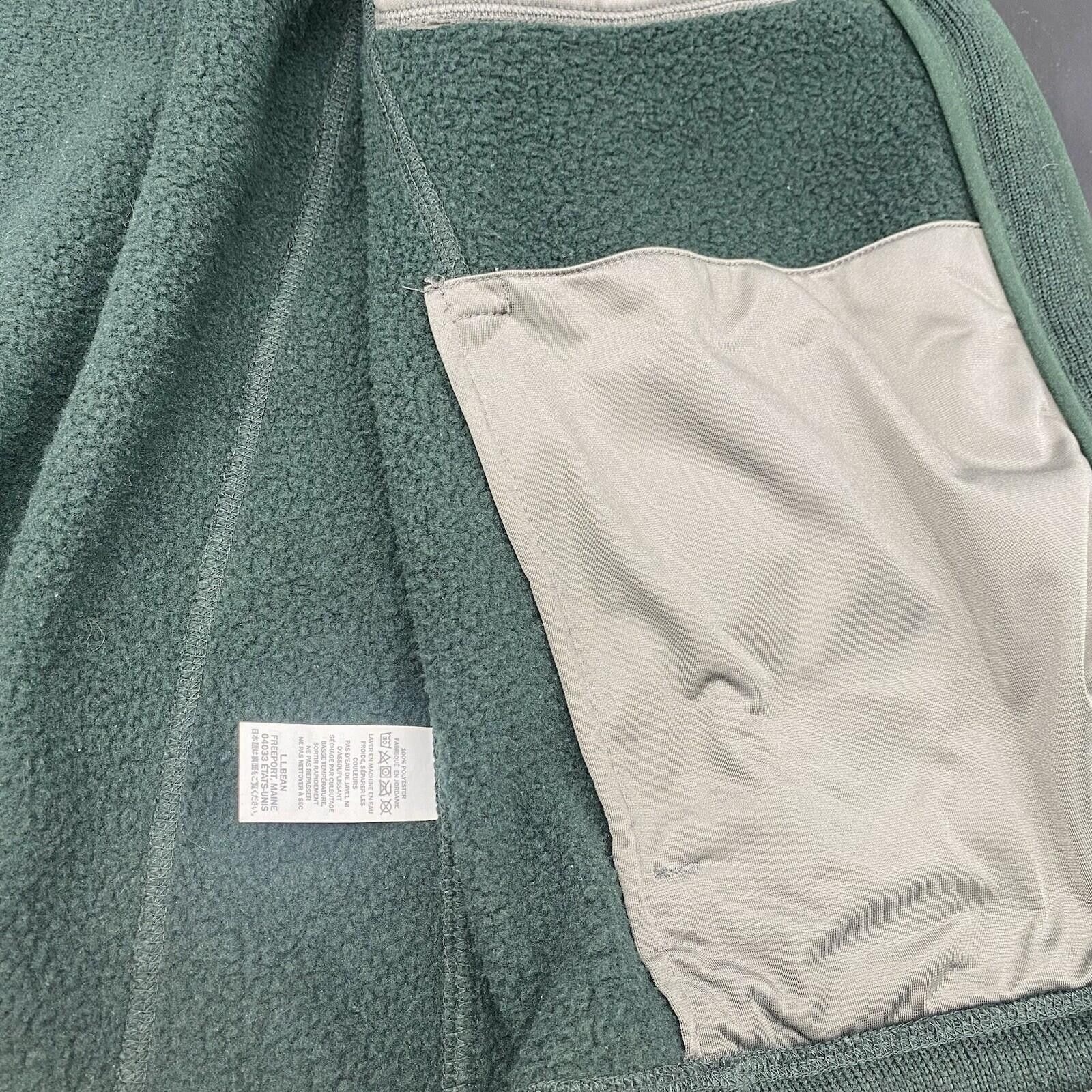 L.L. Bean L.L. Bean Forest Green Sweater Fleece Full-Zip Mens Size L Size US L / EU 52-54 / 3 - 7 Thumbnail