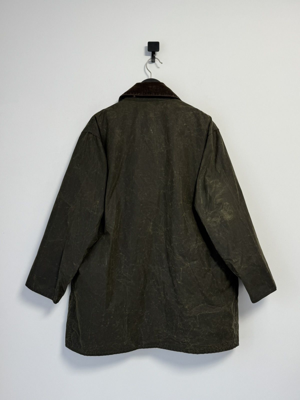 Barbour Vintage Barbour Border Waxed Cotton Mens Jacket Coat Size US XL / EU 56 / 4 - 18 Thumbnail
