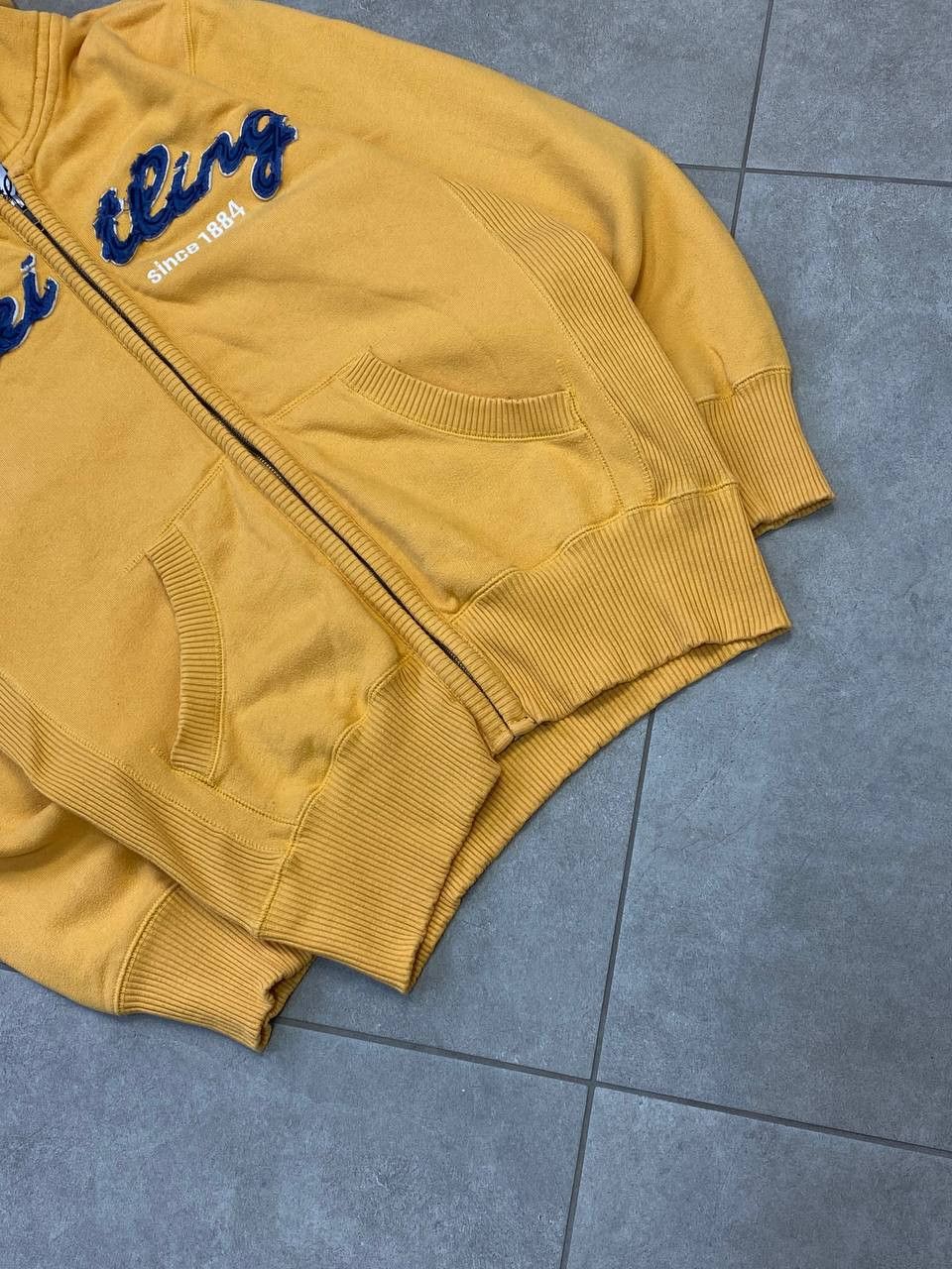 Breitling Vintage Breitling Destroyed Fleece Big Logo Zip Hoodie Size US M / EU 48-50 / 2 - 4 Thumbnail