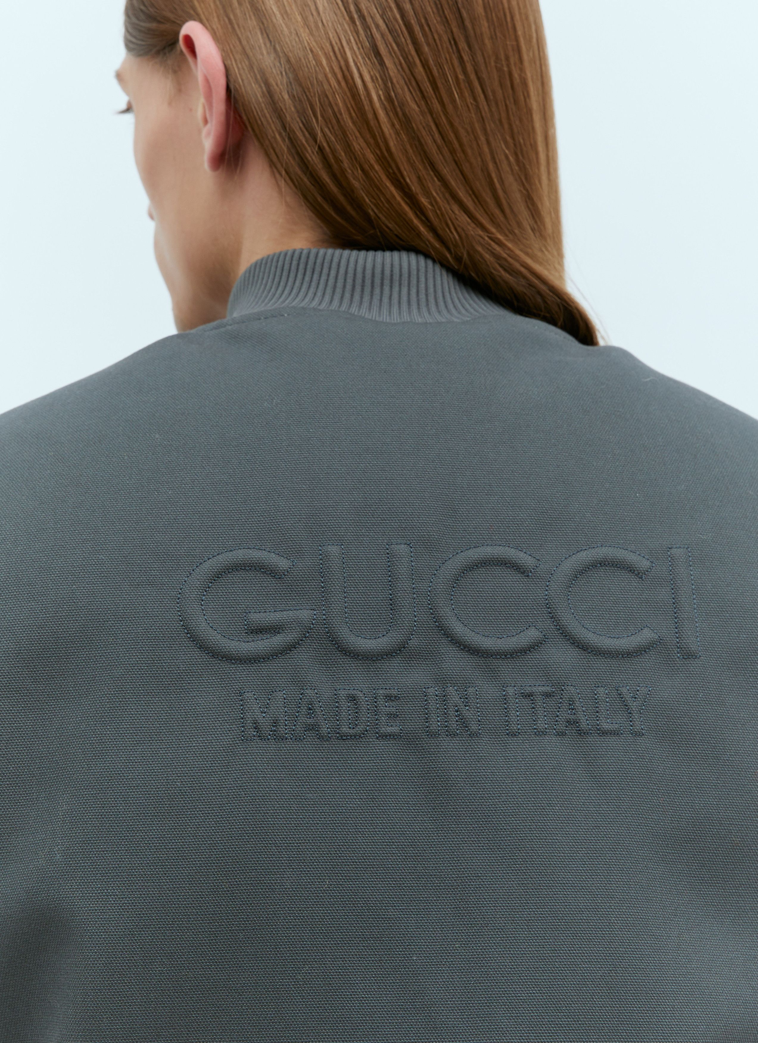 Gucci o1s1wg110225 Reversible Cotton Canvas Vest in Grey Size US M / EU 48-50 / 2 - 5 Thumbnail