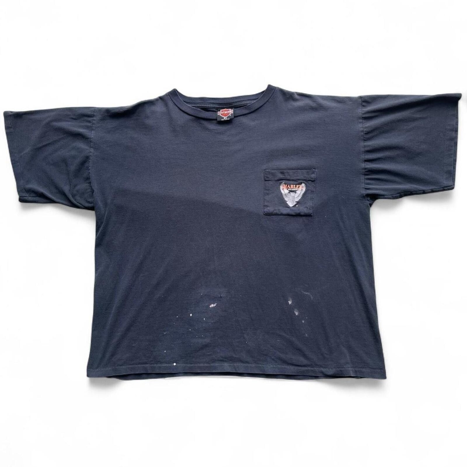 Harley Davidson Vintage 1990s Harley Davidson Graphic T-Shirt Size 2XL Size US XXL / EU 58 / 5 - 3 Thumbnail
