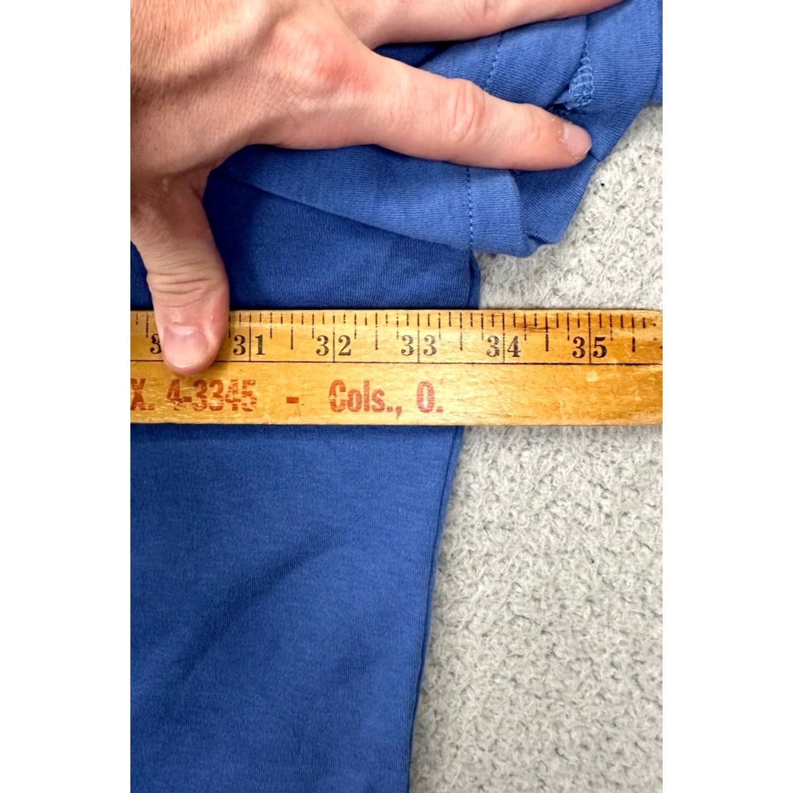Van Heusen VINTAGE: No; Van Heusen Polo Shirt Blue 100% Cotton 4XL Big Tall Short Sleeve Rugby Men Size US XXL / EU 58 / 5 - 6 Thumbnail