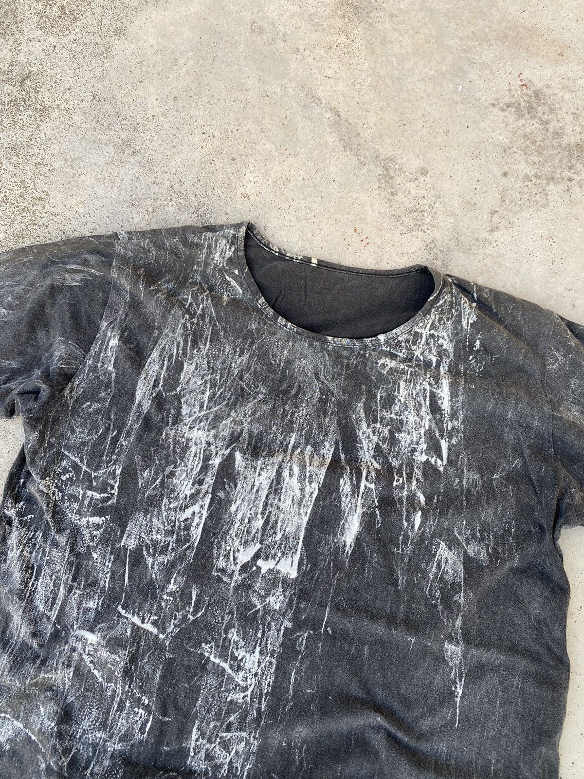 image of Designer Art Collective T Shirt Mens Black Smoking Tattoo (Size Medium)