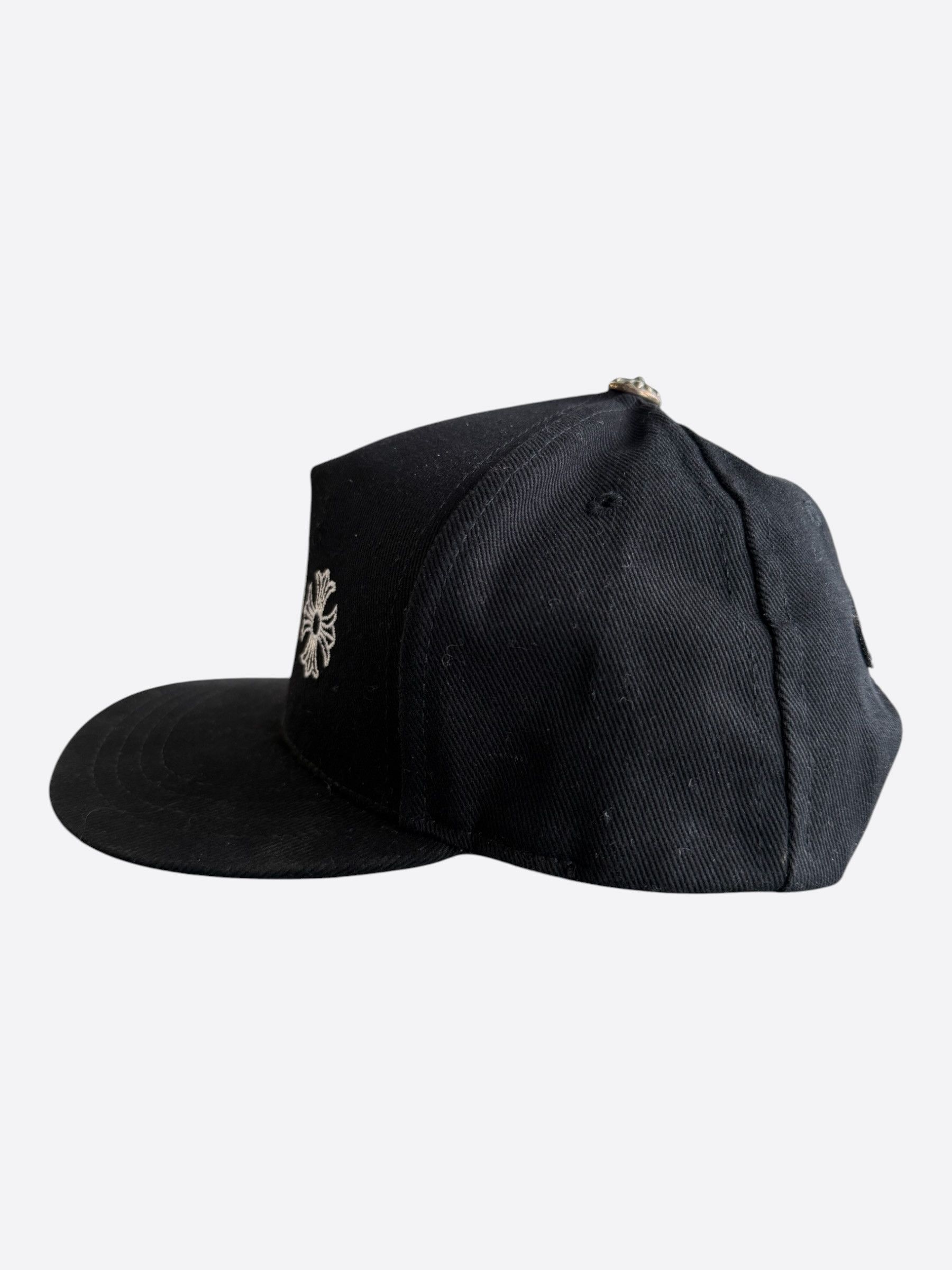 Chrome Hearts Chrome Hearts Black & White Horseshoe Logo Hat Size ONE SIZE - 4 Thumbnail