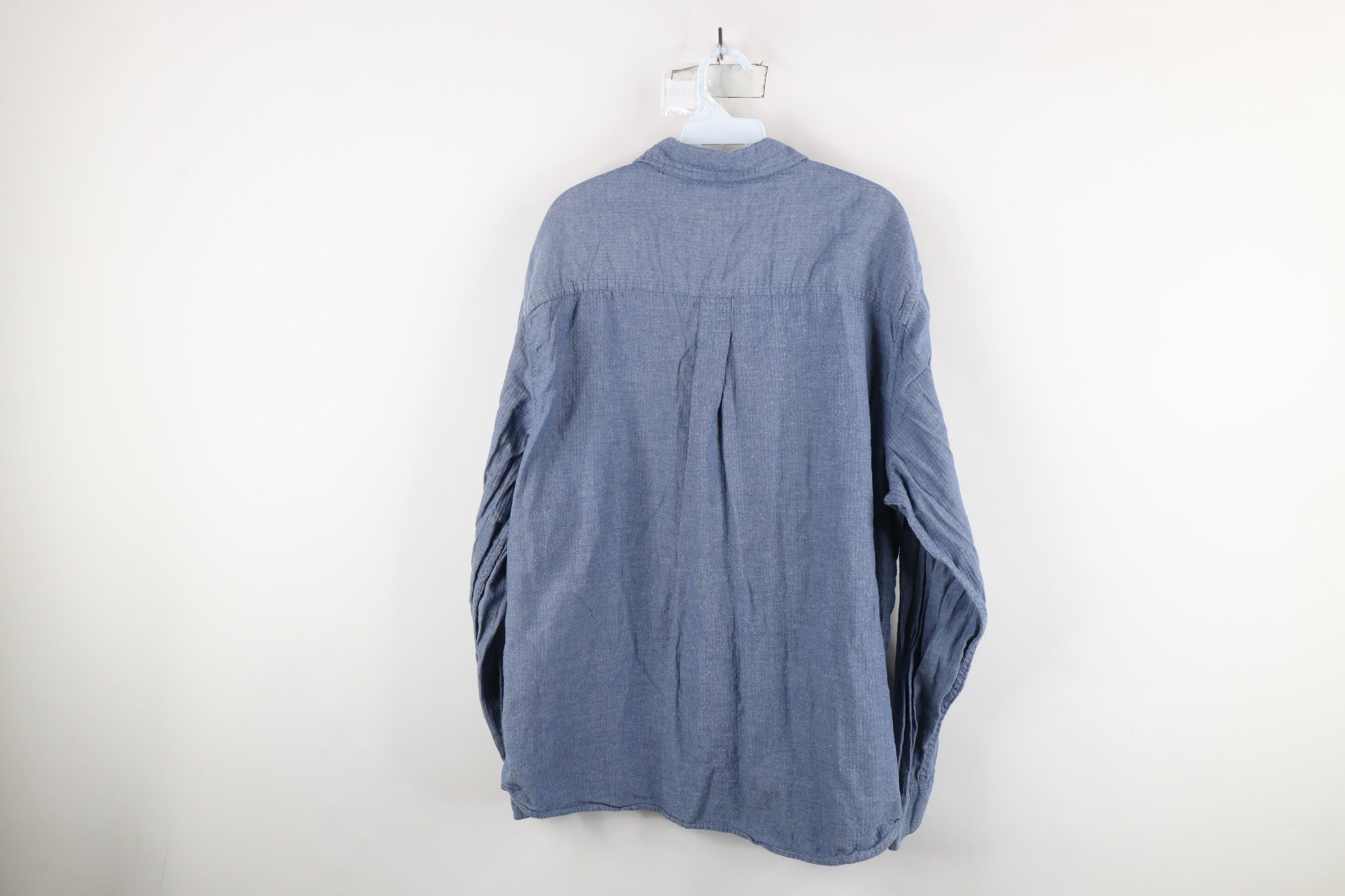 Vintage × Woolrich Woolen Mills Vintage Woolrich Herringbone Collared Button Down Shirt Size US XL / EU 56 / 4 - 9 Thumbnail