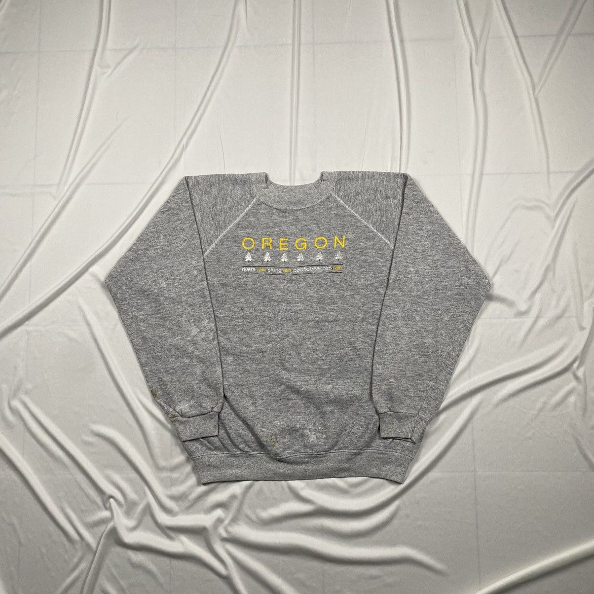 Hanes Grail 80s Oregon Boxy Crewneck Size US M / EU 48-50 / 2 - 2 Thumbnail
